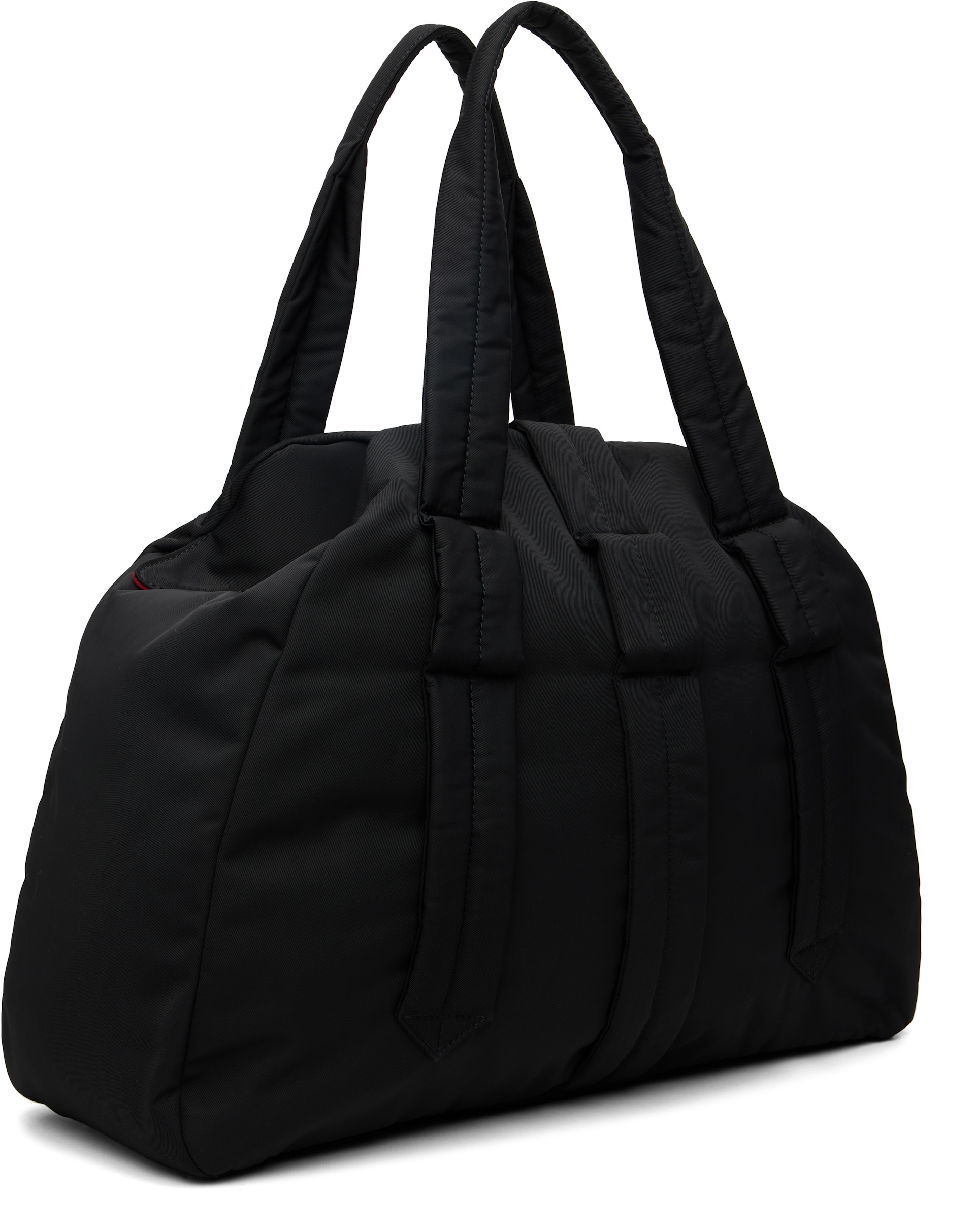 Vivienne Westwood: Black Utility Drill Sidney Weekender Duffle Bag