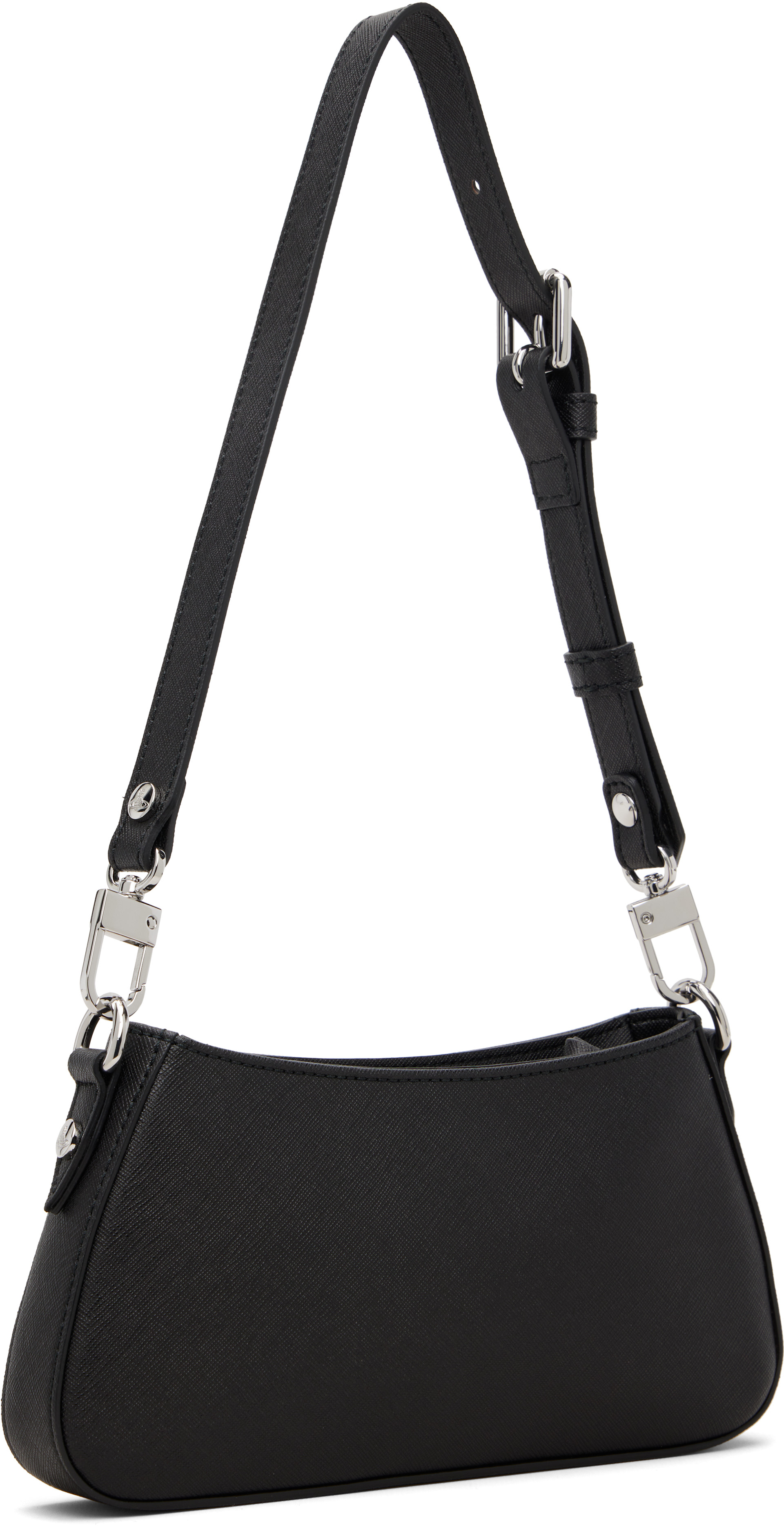 Vivienne Westwood: Black Tasha Shoulder Phone Bag | SSENSE