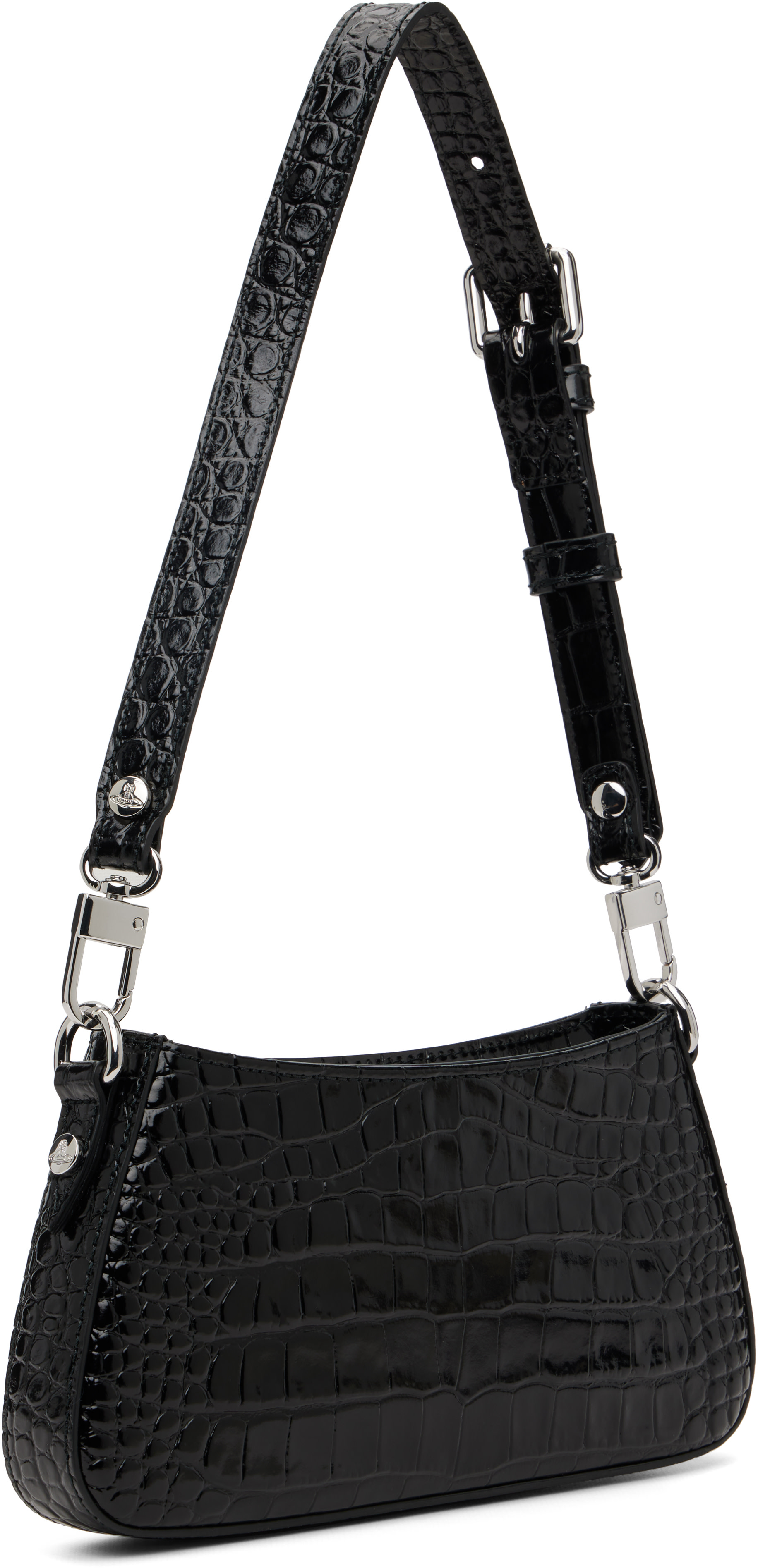 Vivienne Westwood: Black Tasha Shoulder Phone Bag | SSENSE