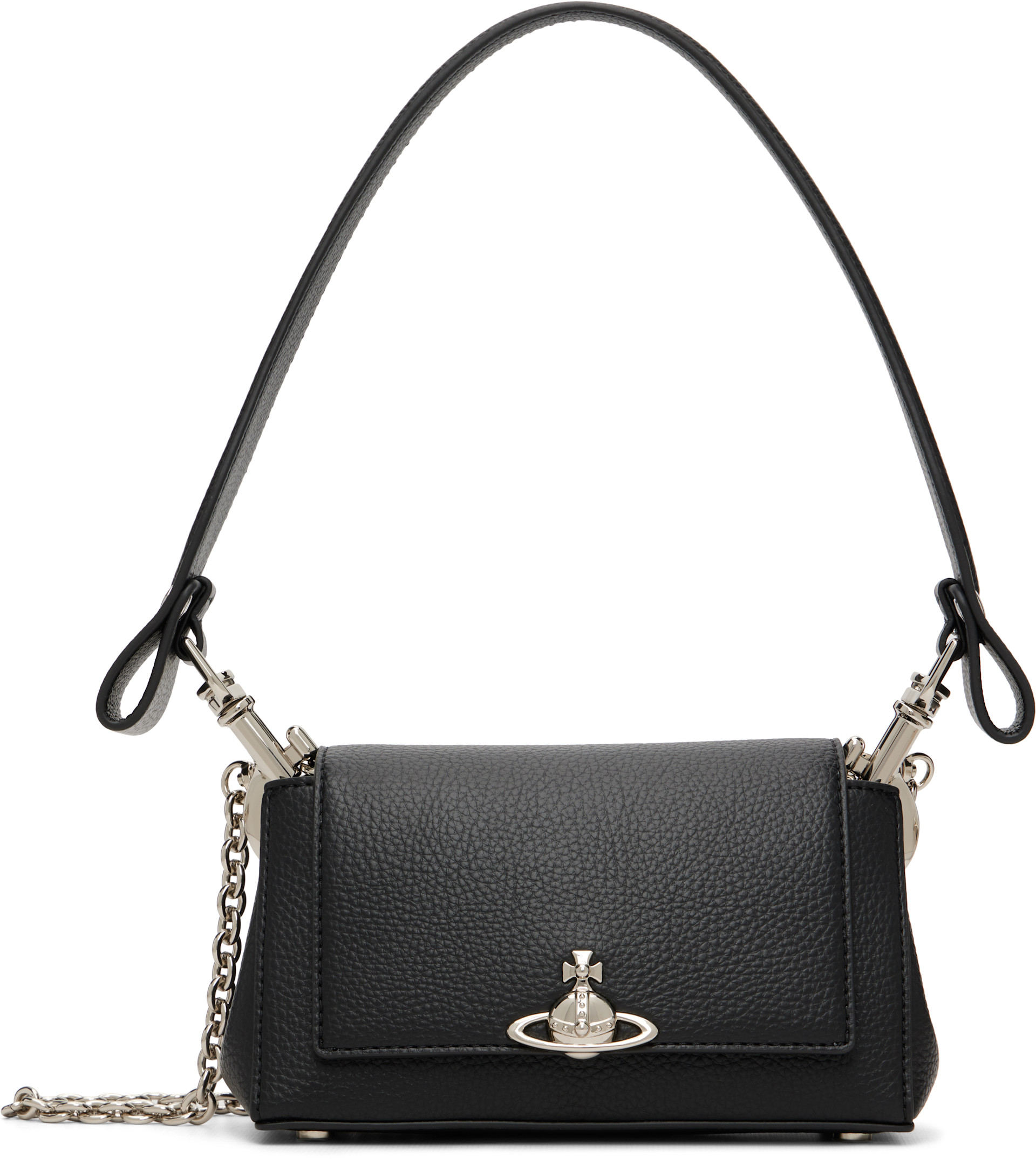 Vivienne Westwood バッグ Vivienne Westwood: Black Hazel Small Bag | SSENSE Canada