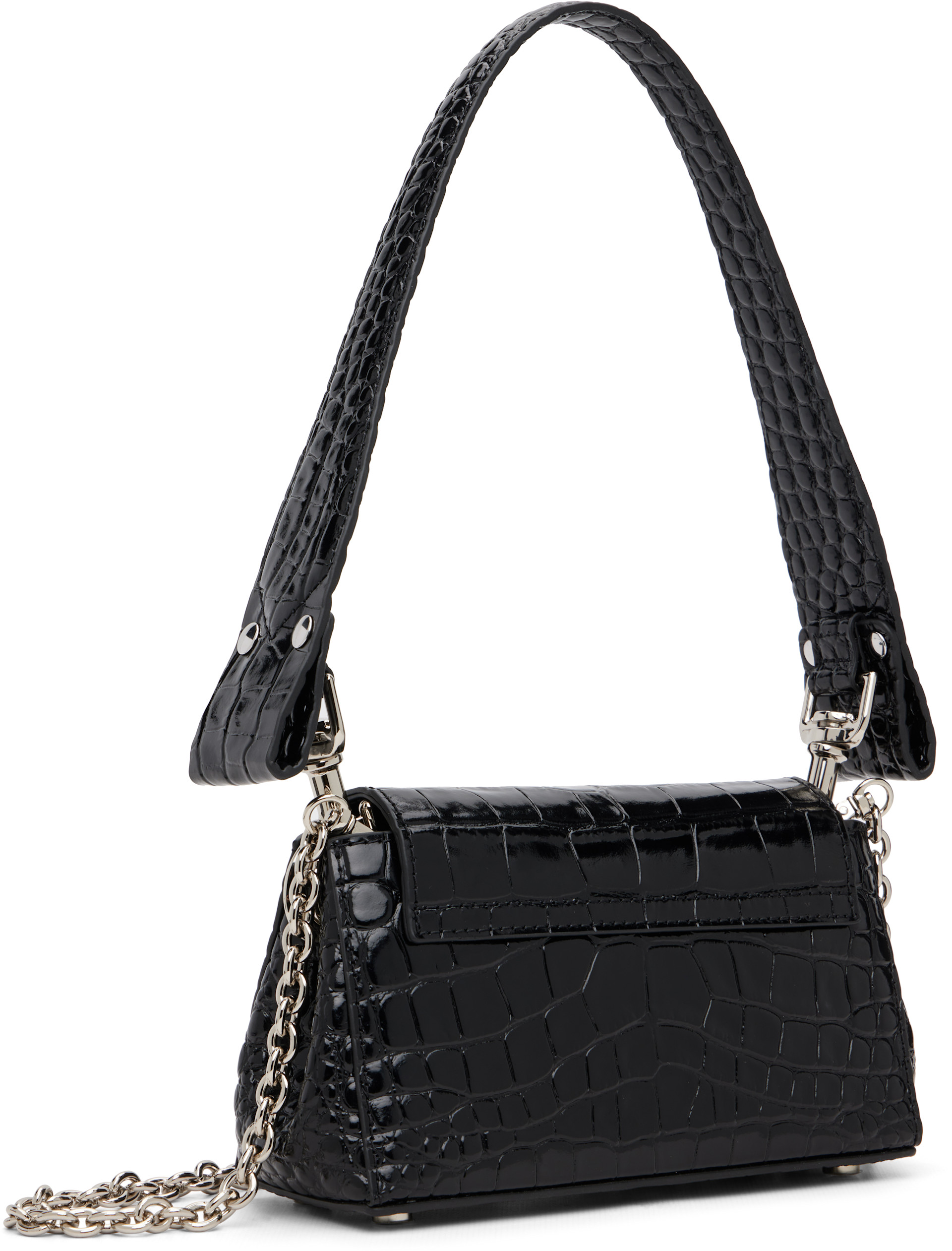 Vivienne Westwood: Black Hazel Small Bag | SSENSE