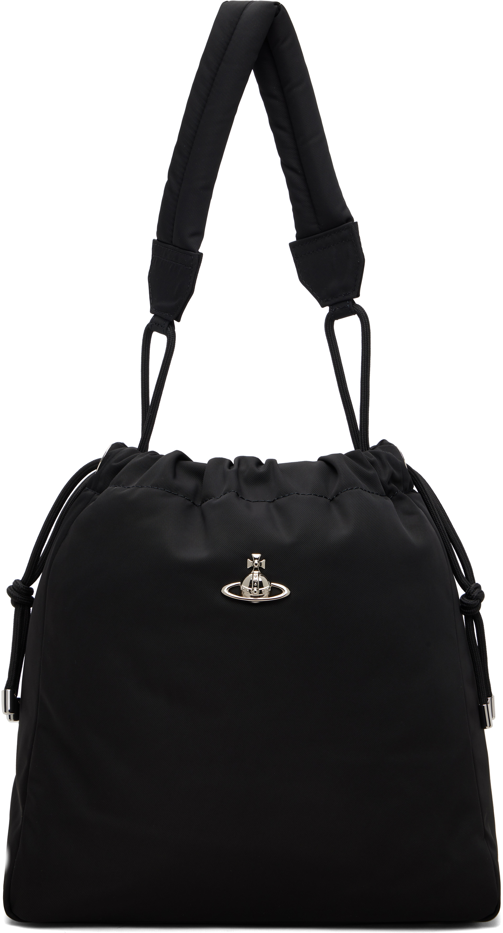 Vivienne Westwood: Black Hilary Bucket Bag | SSENSE Canada
