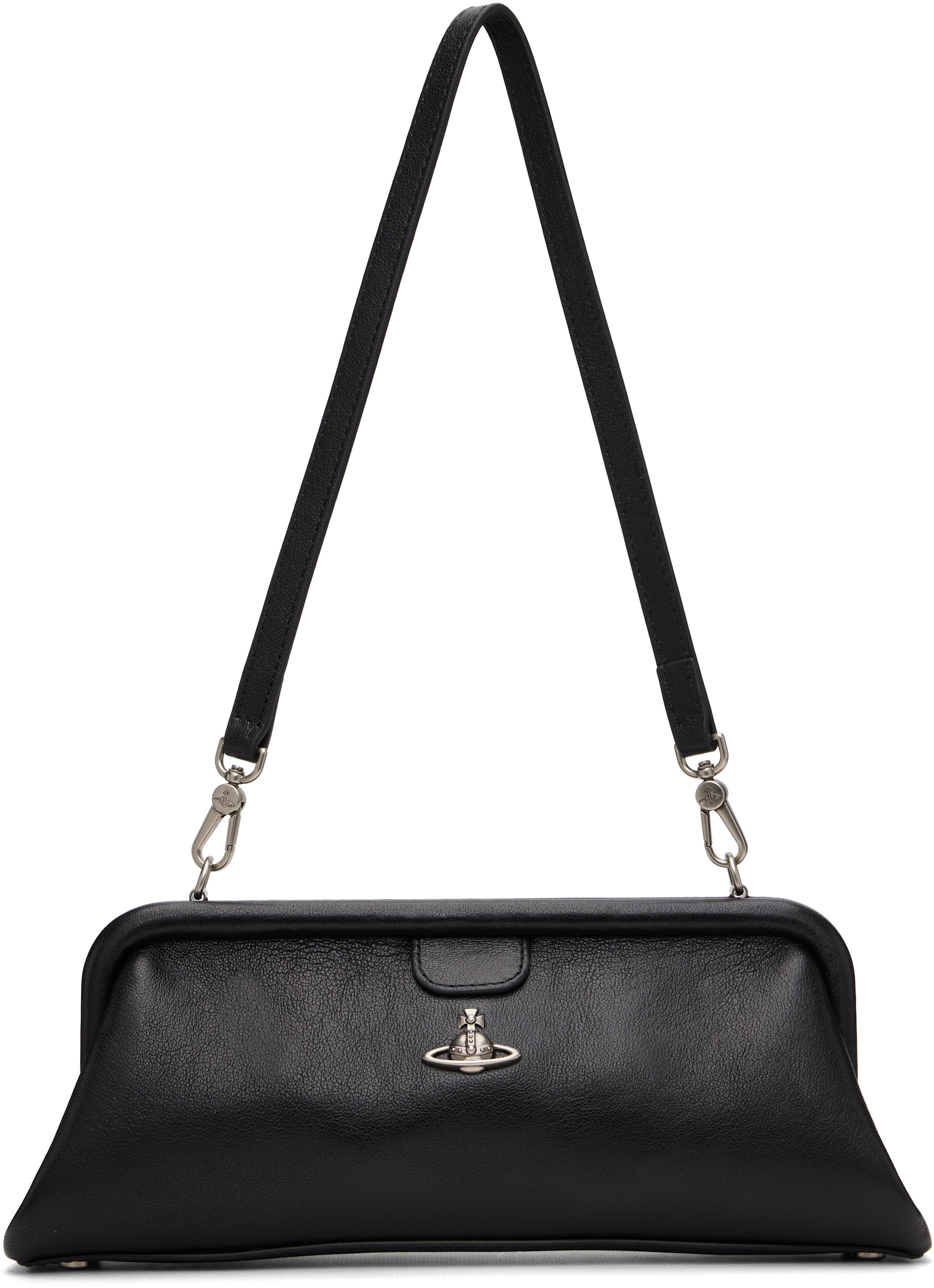 Vivienne Westwood: Black Jane Frame Bag | SSENSE