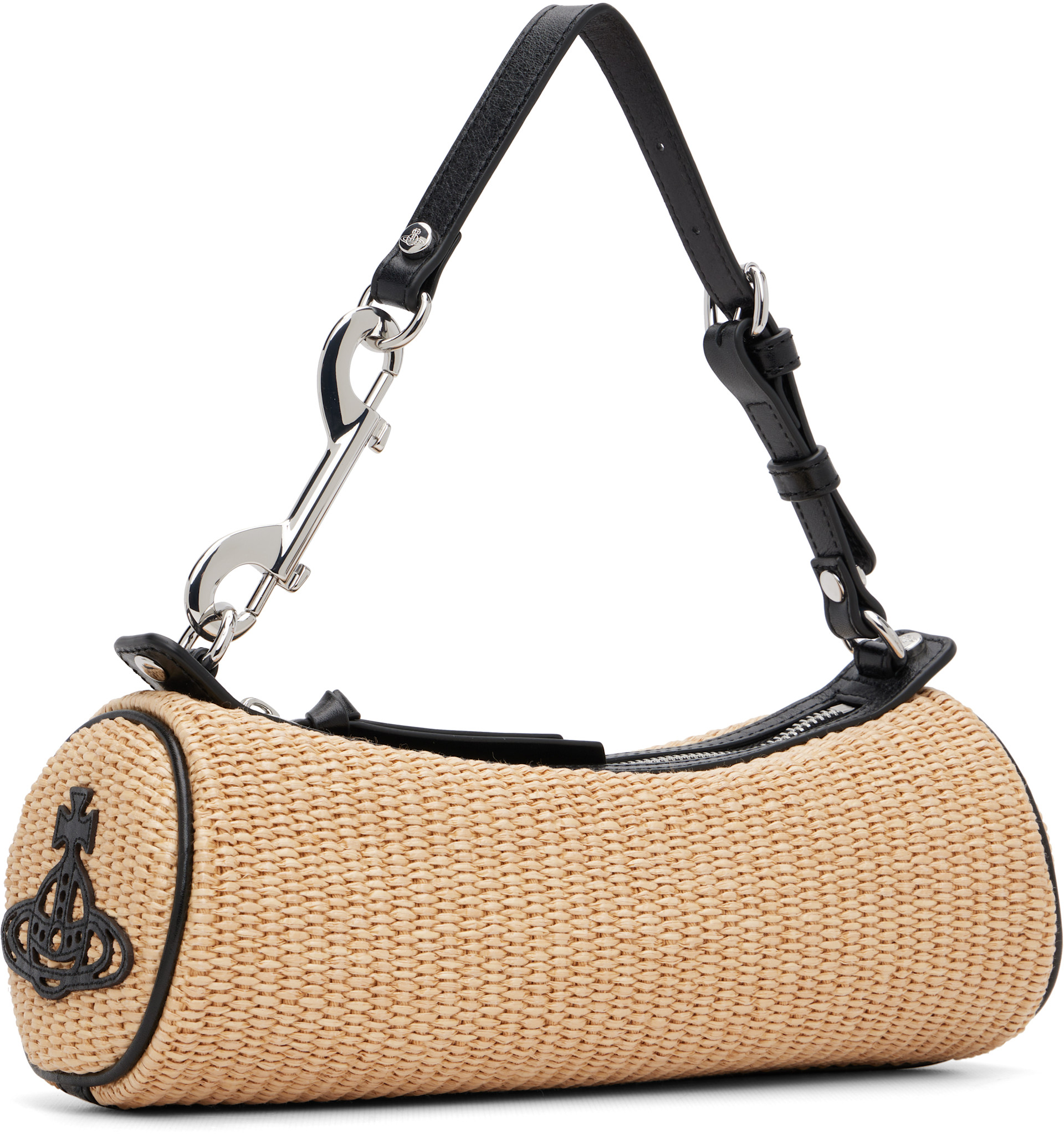 Vivienne Westwood: Beige Cindy Cylinder Bag | SSENSE Sweden
