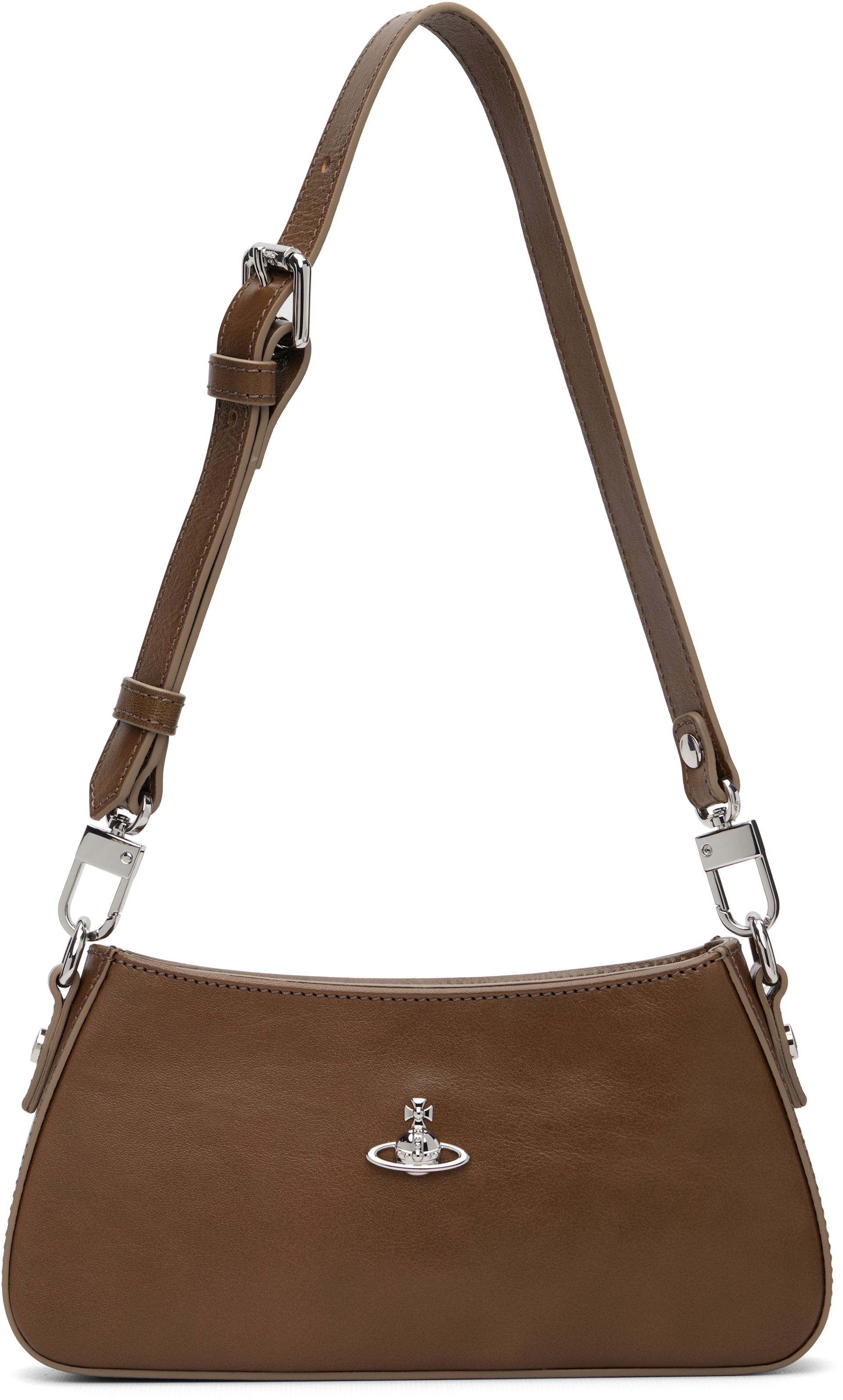 Vivienne Westwood: Brown Tasha Shoulder Phone Bag | SSENSE