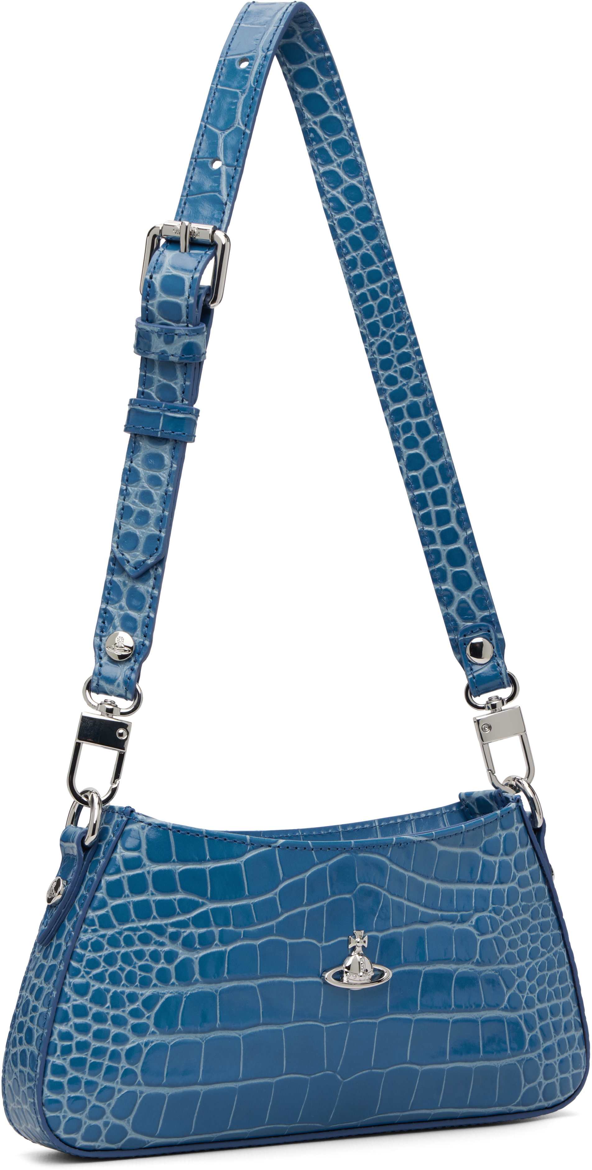 Vivienne Westwood: Blue Tasha Shoulder Phone Bag | SSENSE