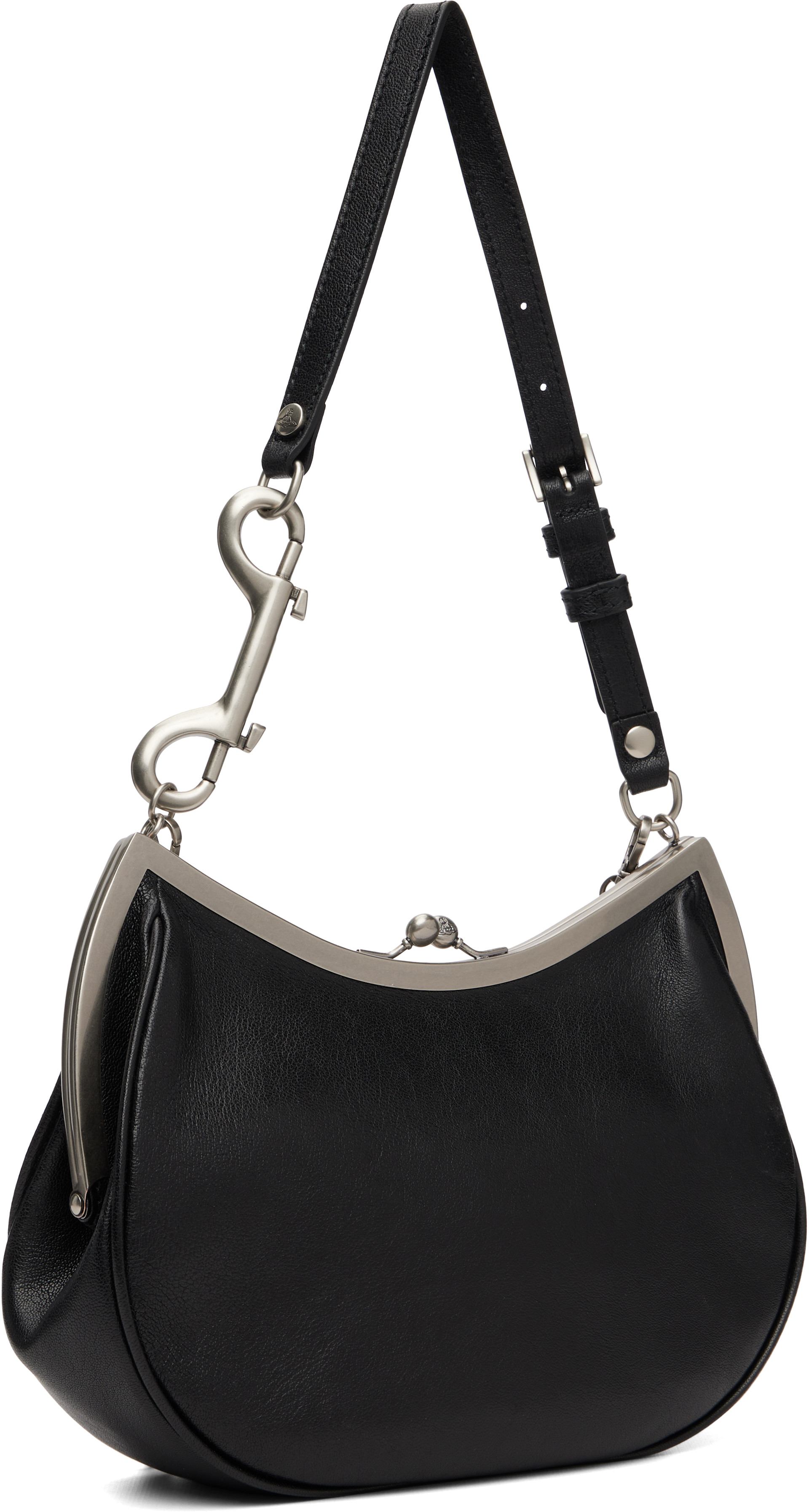 Vivienne Westwood: Black Charm Frame Bag | SSENSE