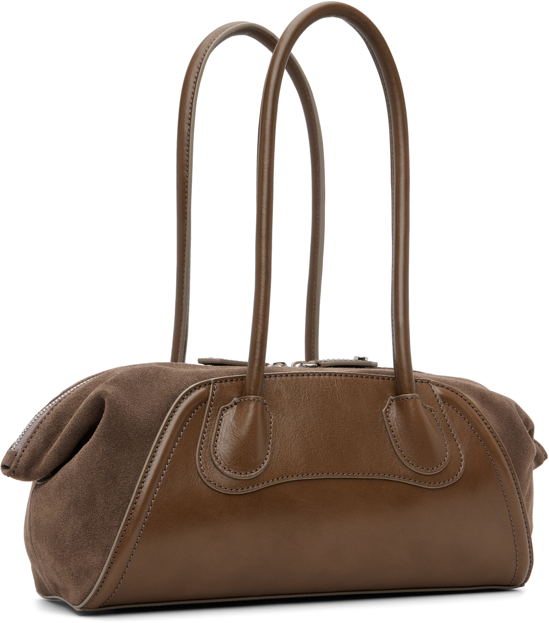 Vivienne Westwood: Brown Shirley Small Holdall Bag | SSENSE