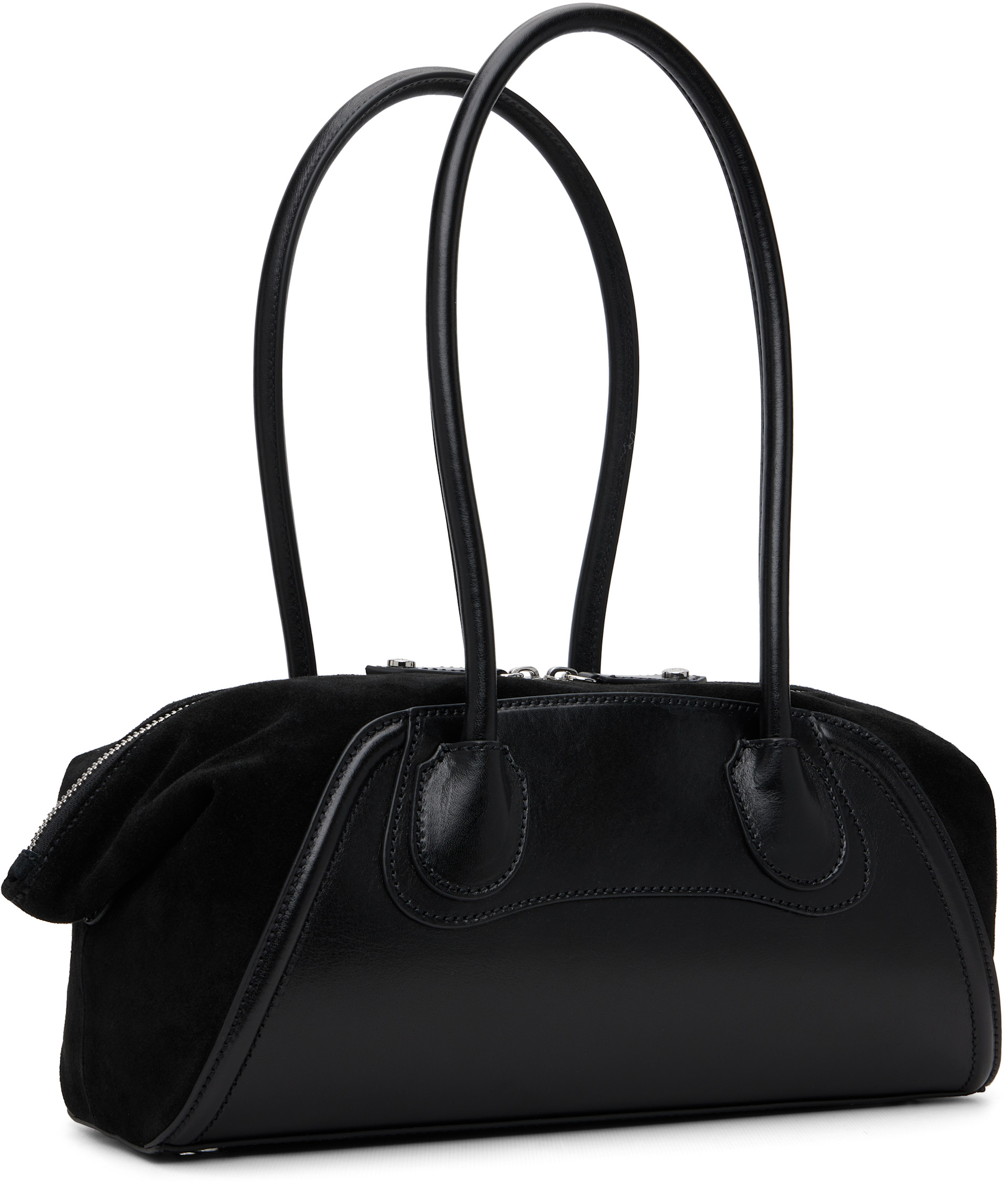 Vivienne Westwood: Black Shirley Small Holdall Bag | SSENSE