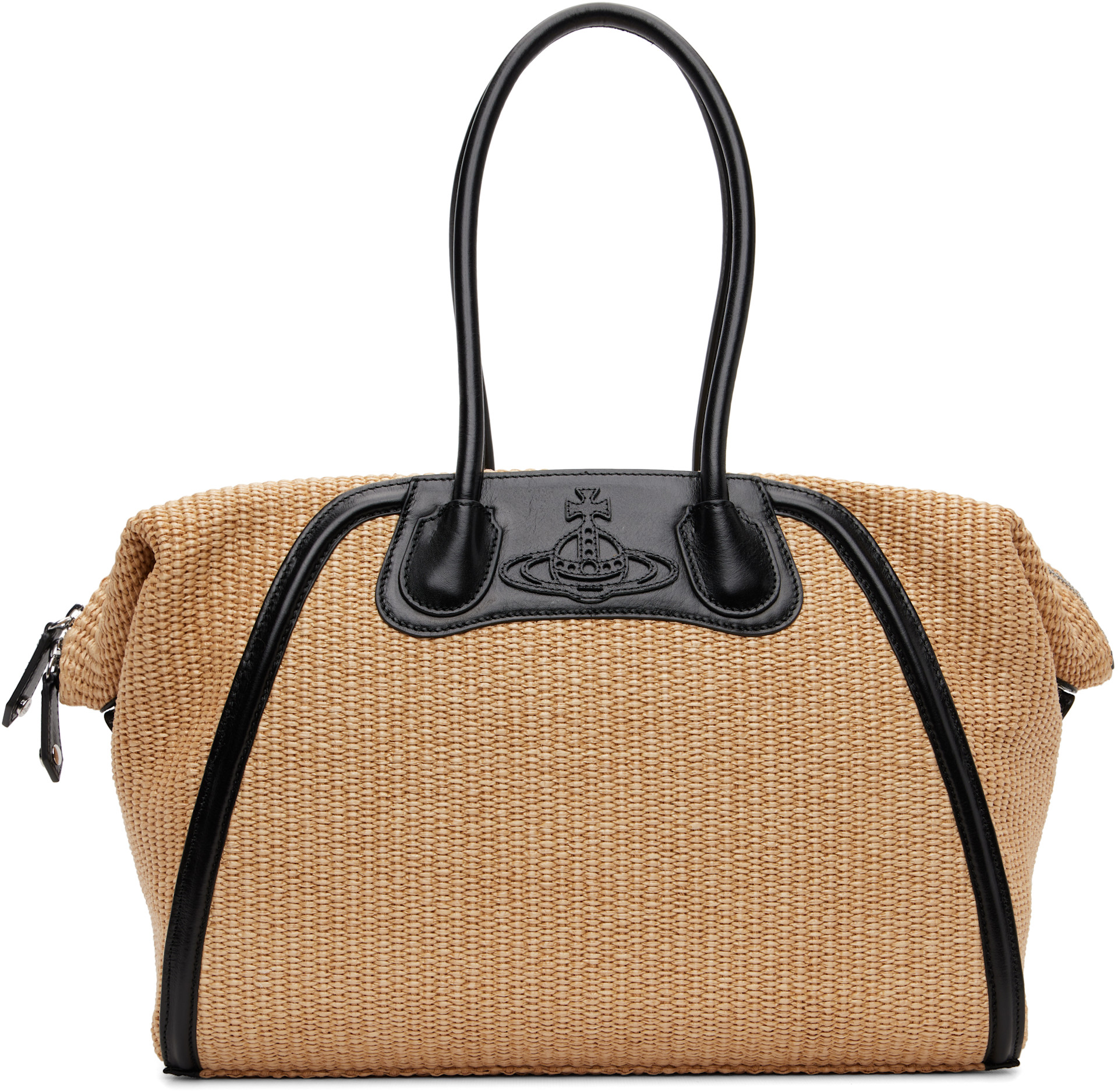Vivienne Westwood: Beige Shirley Holdall Tote | SSENSE