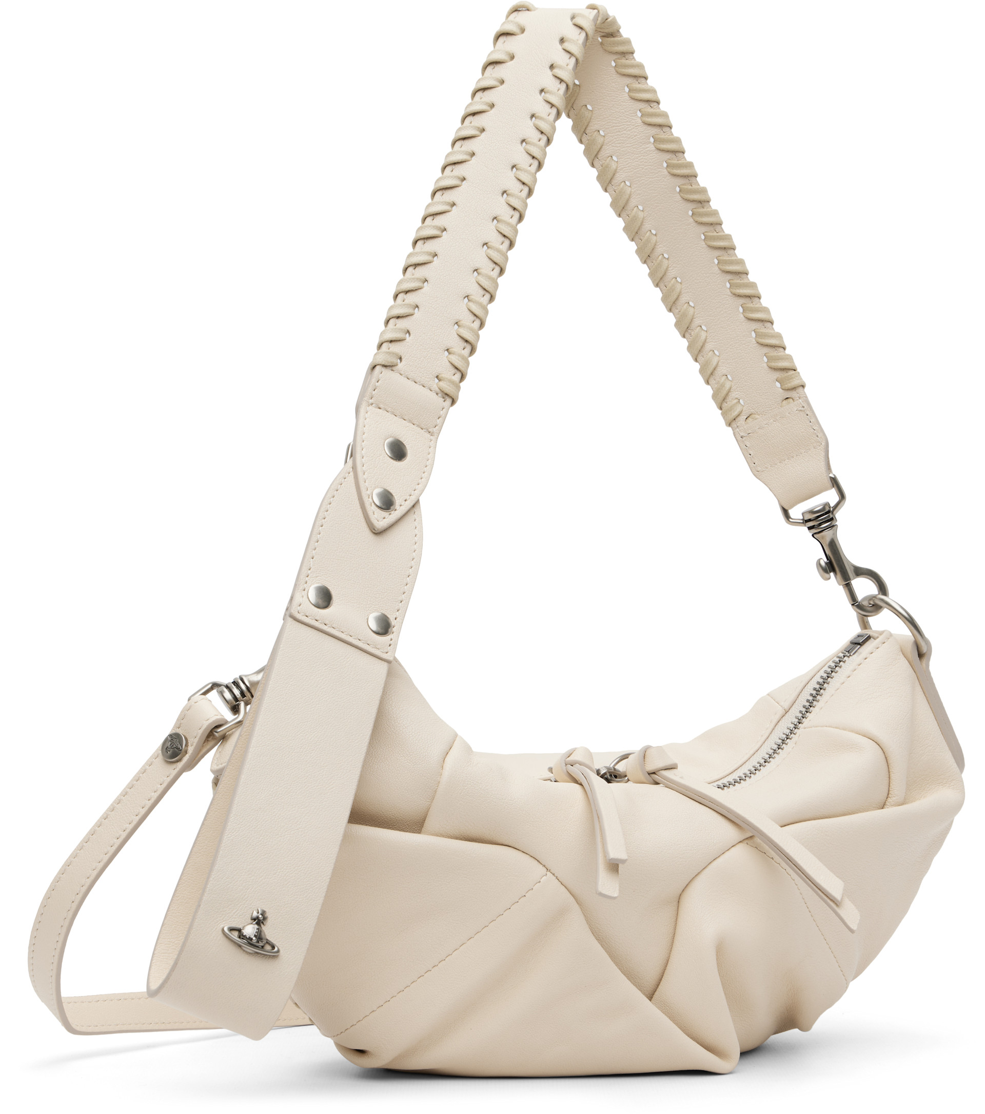 Vivienne Westwood: Off-White Agnes Small Shoulder Bag | SSENSE
