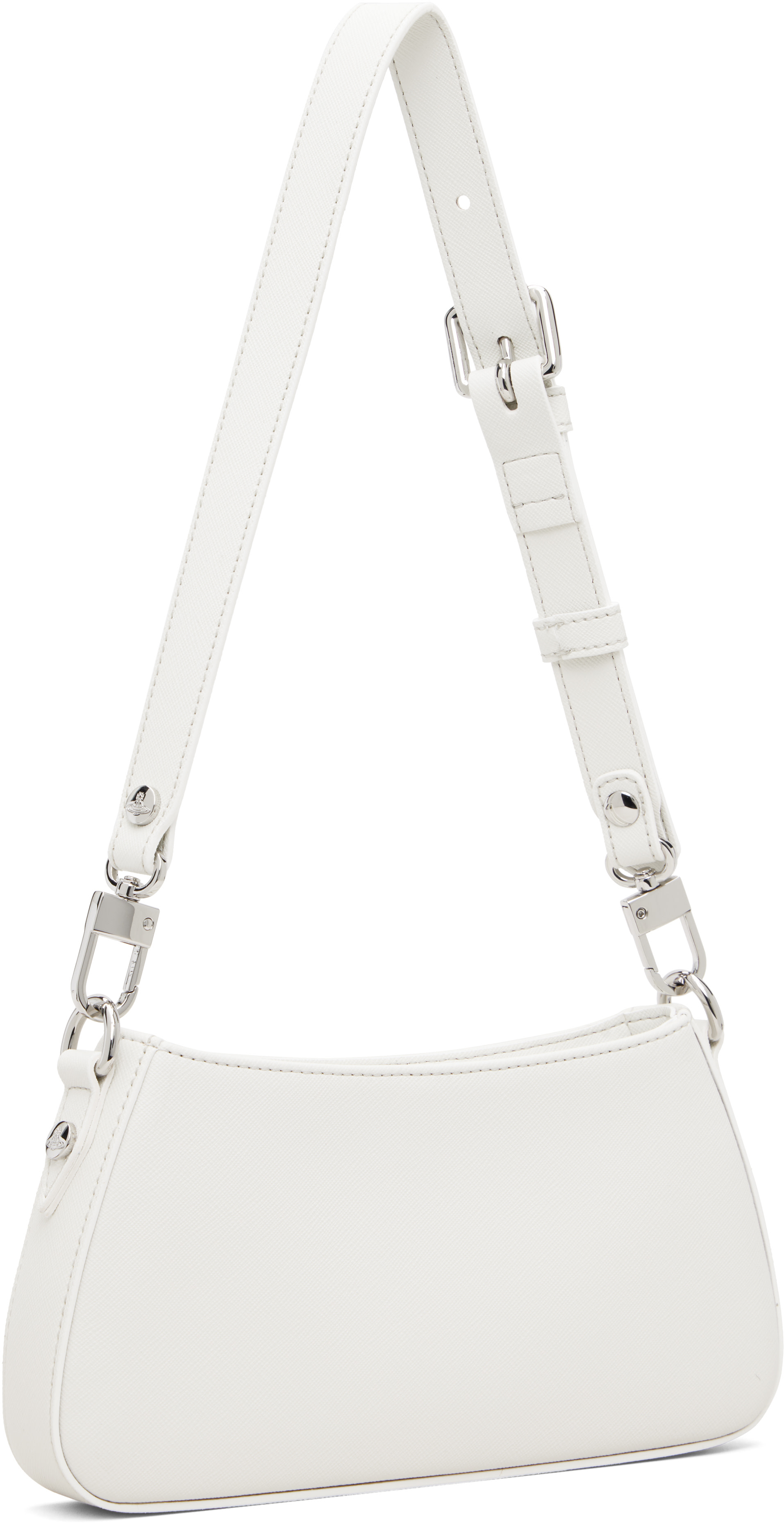 Vivienne Westwood: White Tasha Shoulder Phone Bag | SSENSE