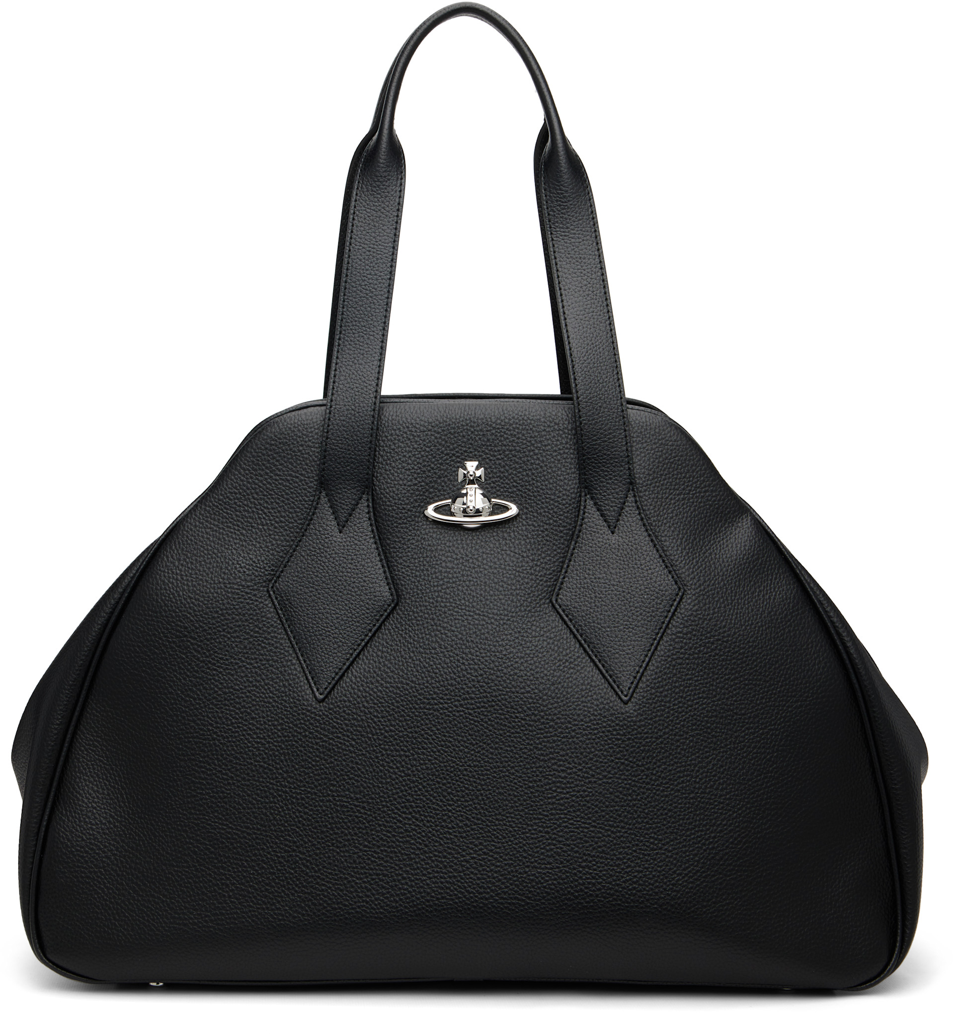 美品★Vivienne Westwood ビジネスバッグ ナイロン ★032 Vivienne Westwood: Black Yasmine Large Bag | SSENSE