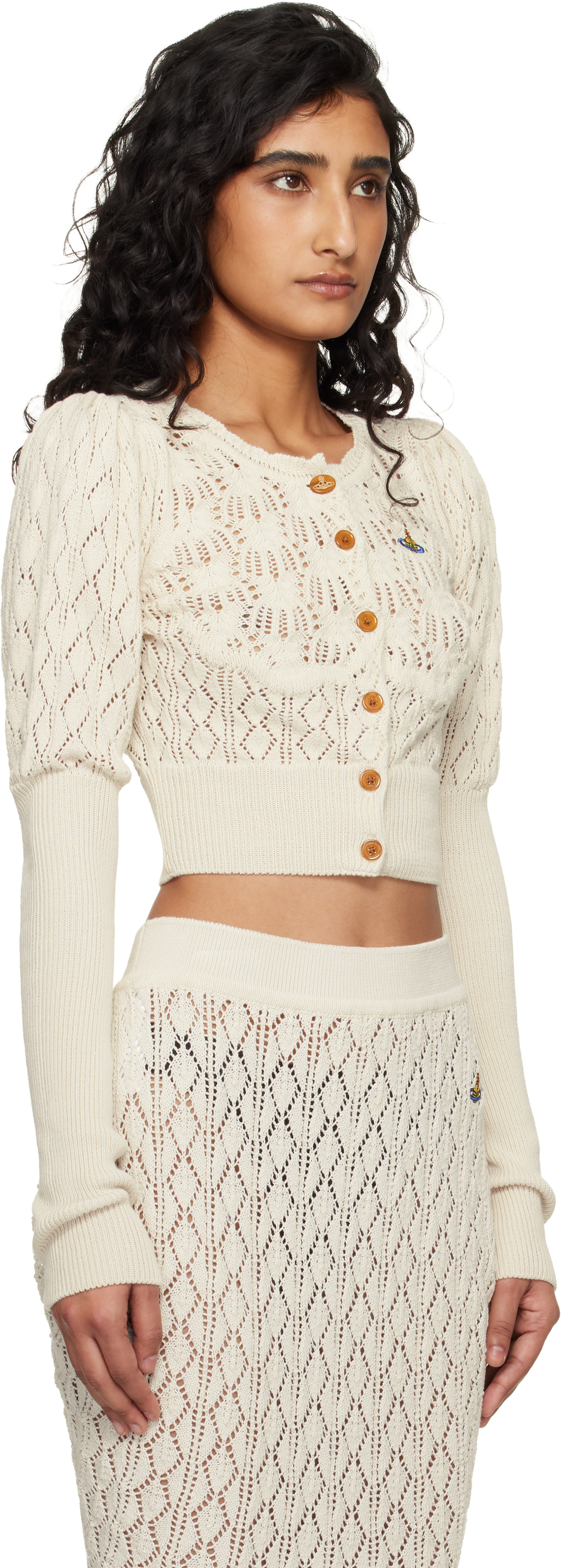Vivienne Westwood: Off-White Ella Cardigan | SSENSE Canada