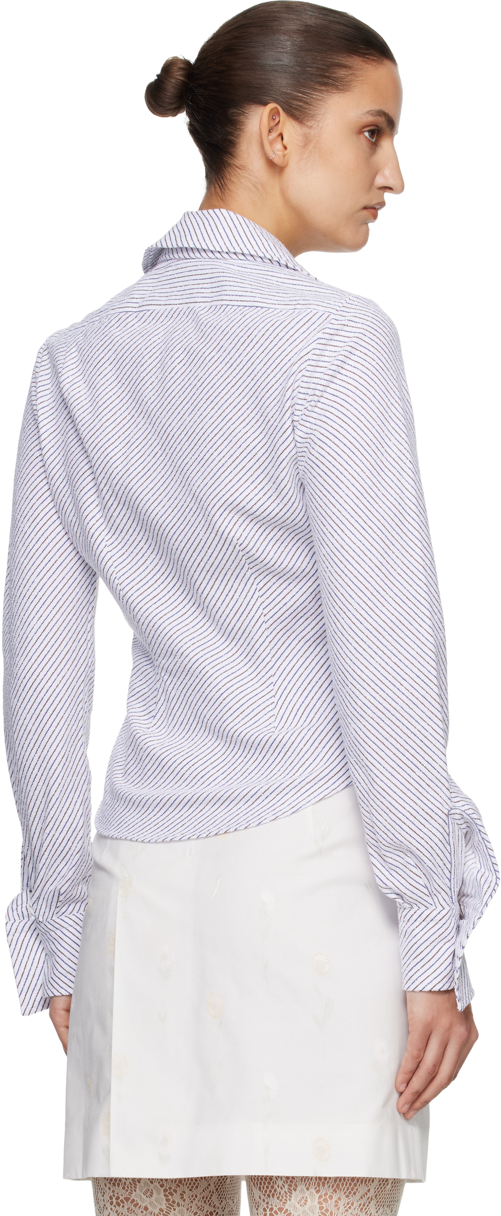 Vivienne Westwood - Chemise blanche à assemblage Drunken