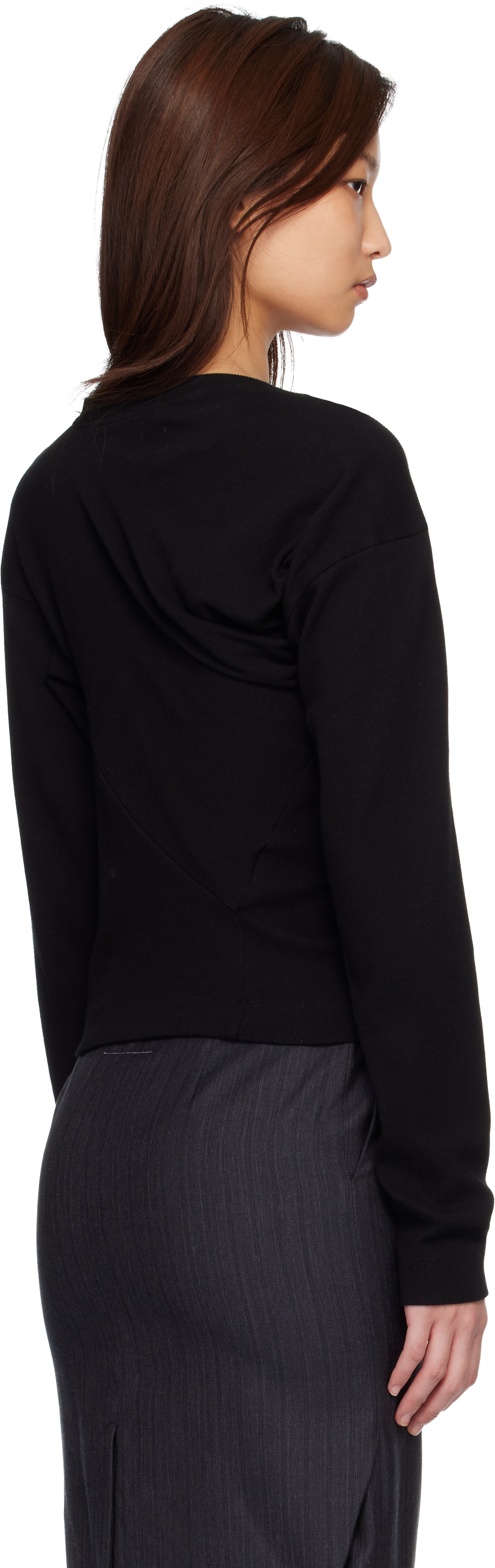 Vivienne Westwood: Black Long Sleeve Hebo Top | SSENSE