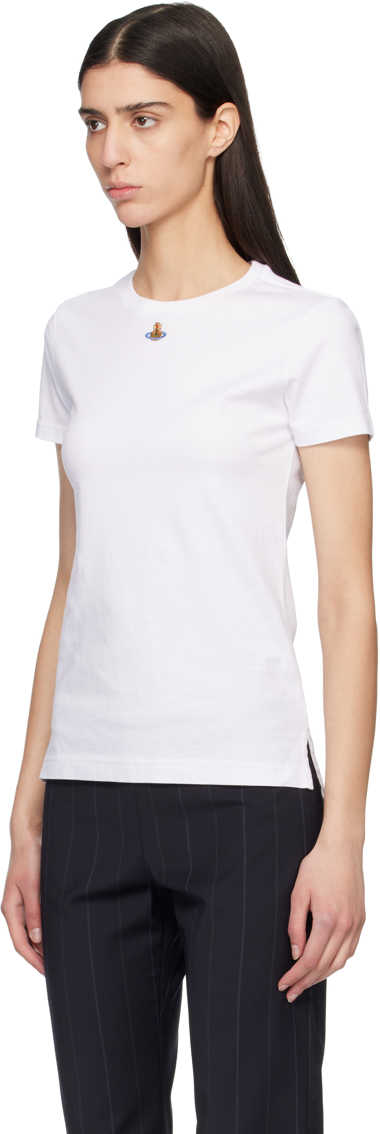 Vivienne Westwood: White Orb Peru T-shirt | SSENSE