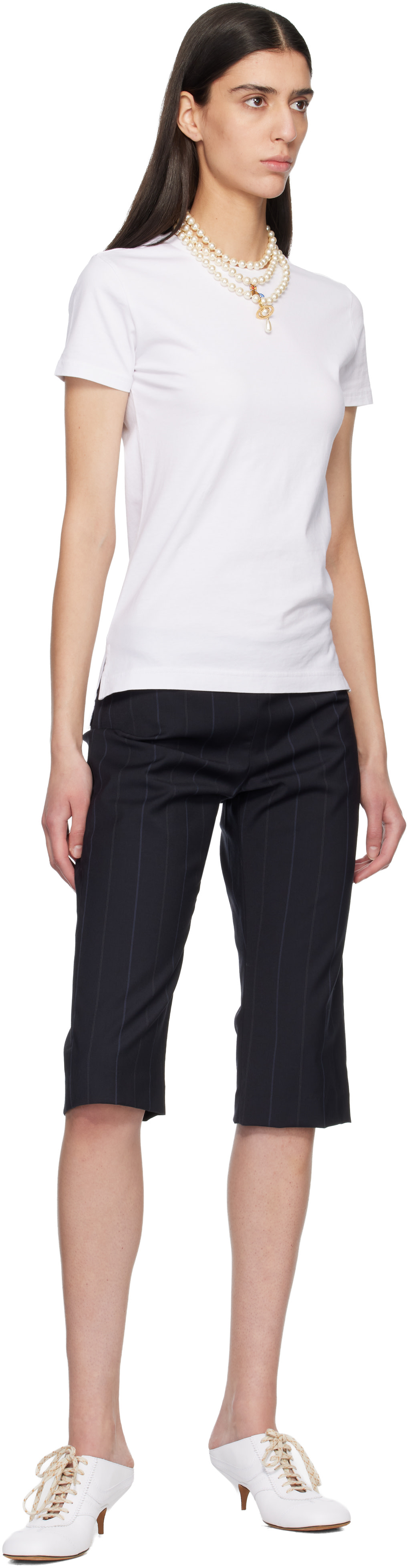 Vivienne Westwood: White Orb Peru T-shirt | SSENSE