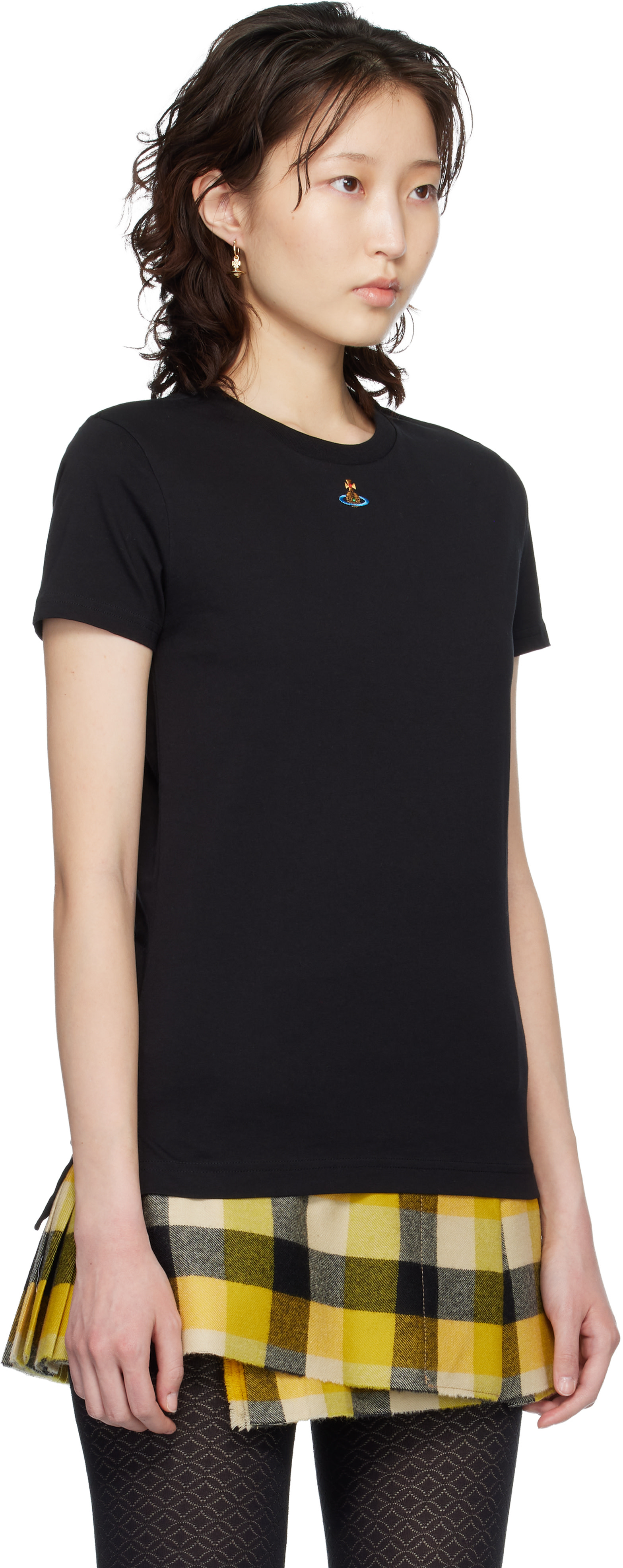 Vivienne Westwood: Black Orb Peru T-shirt | SSENSE