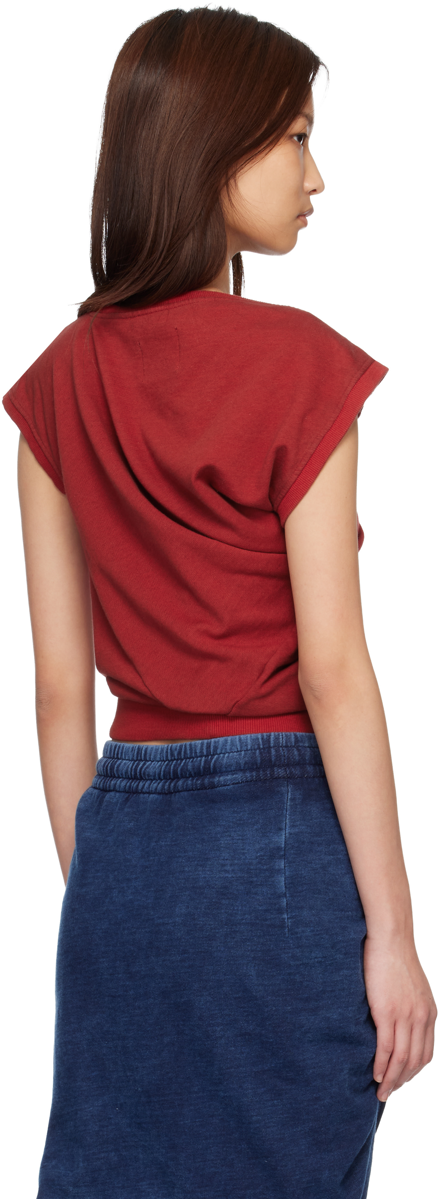 Vivienne Westwood: Red Hebo Sweatshirt Top | SSENSE