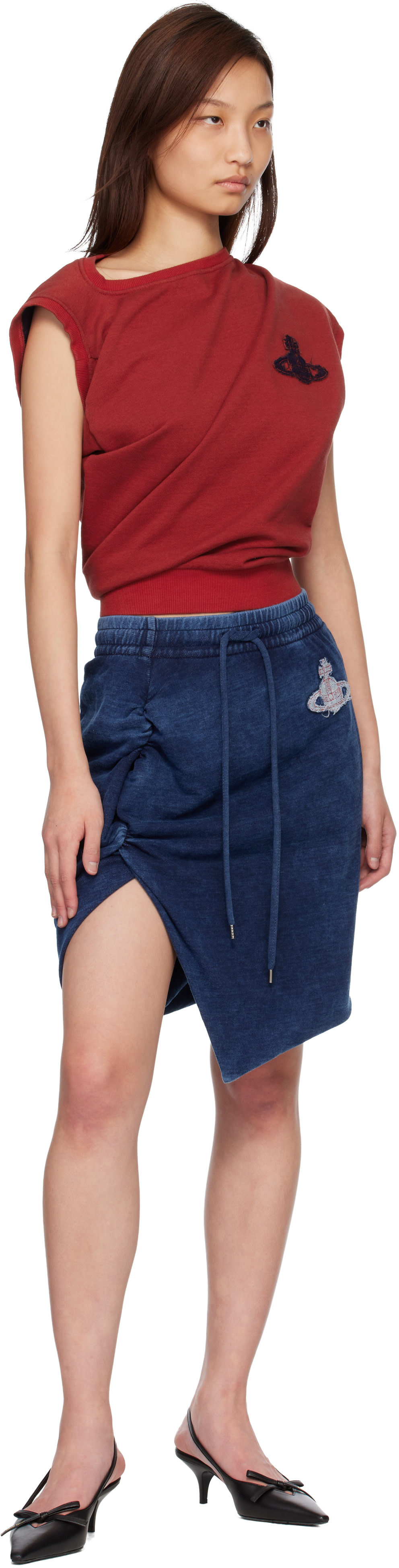 Vivienne Westwood: Red Hebo Sweatshirt Top | SSENSE