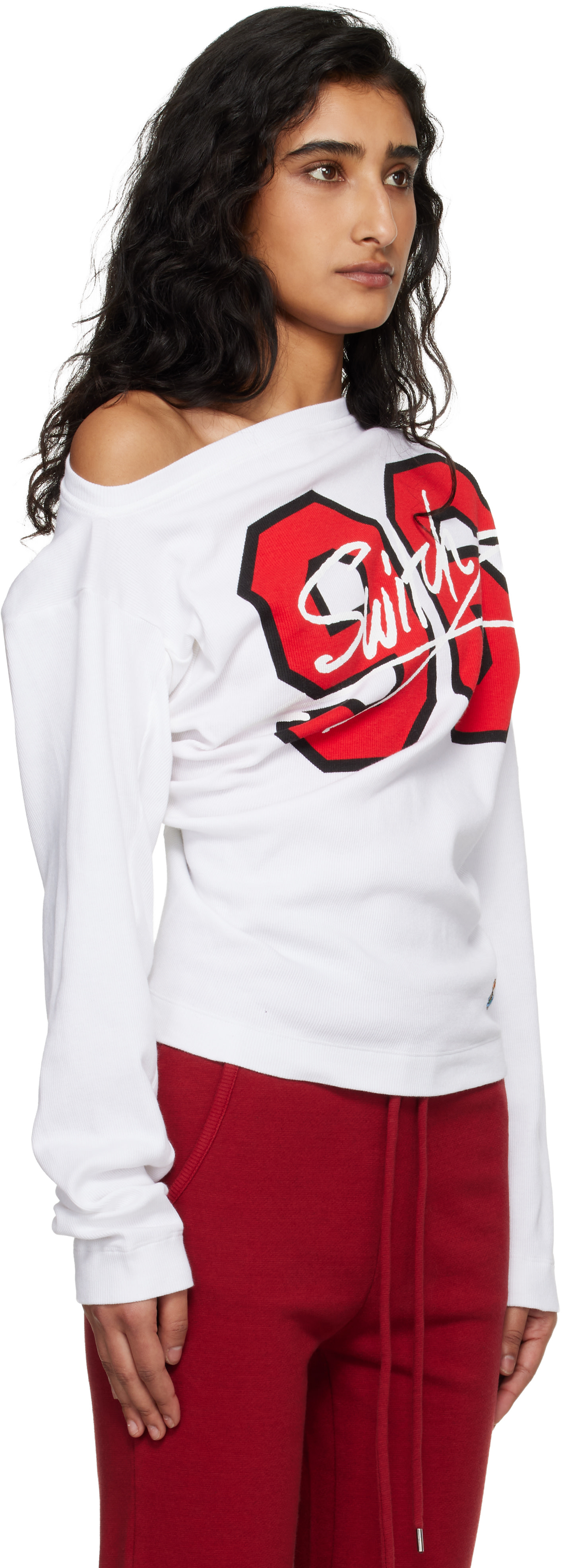Vivienne Westwood: White '96 Switch' Long Sleeve Hebo T-shirt | SSENSE