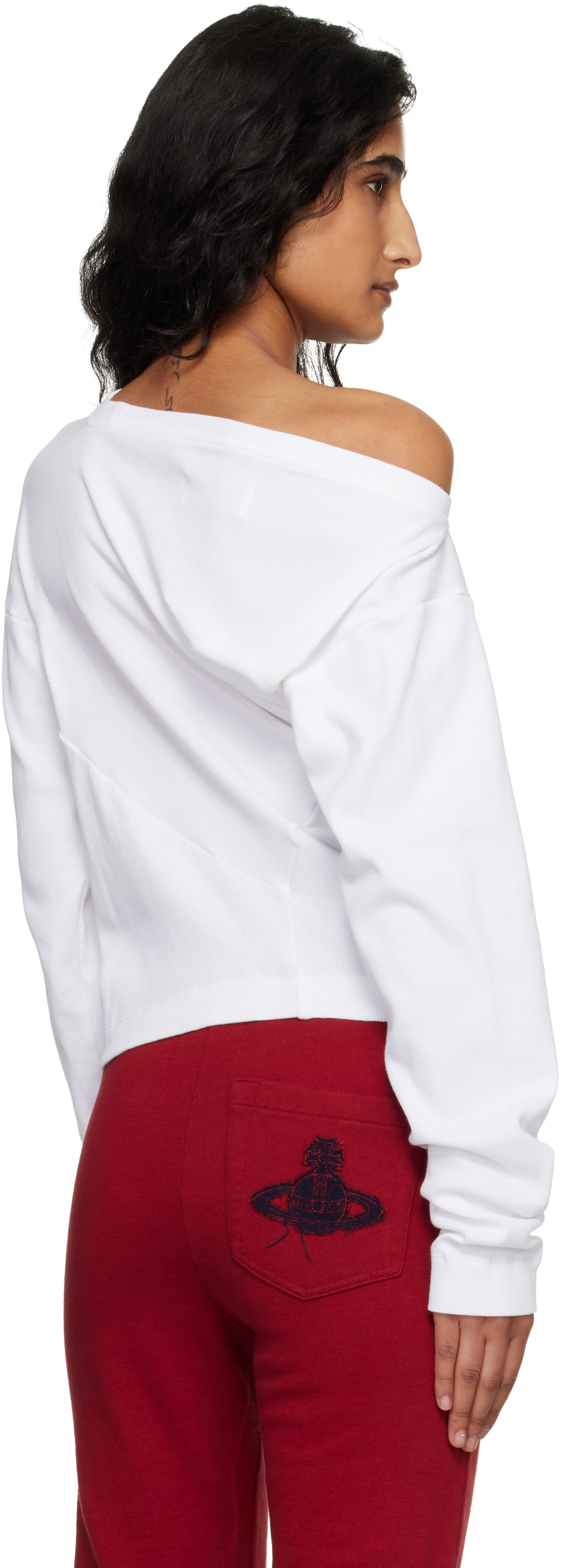 Vivienne Westwood: White '96 Switch' Long Sleeve Hebo T-shirt | SSENSE