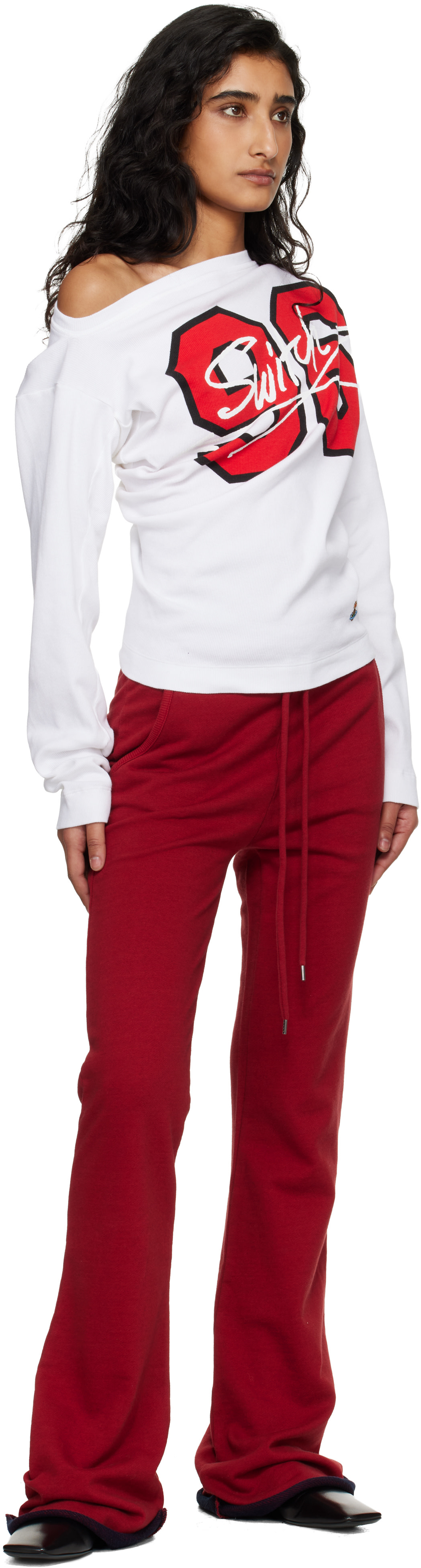 Vivienne Westwood: White '96 Switch' Long Sleeve Hebo T-shirt | SSENSE