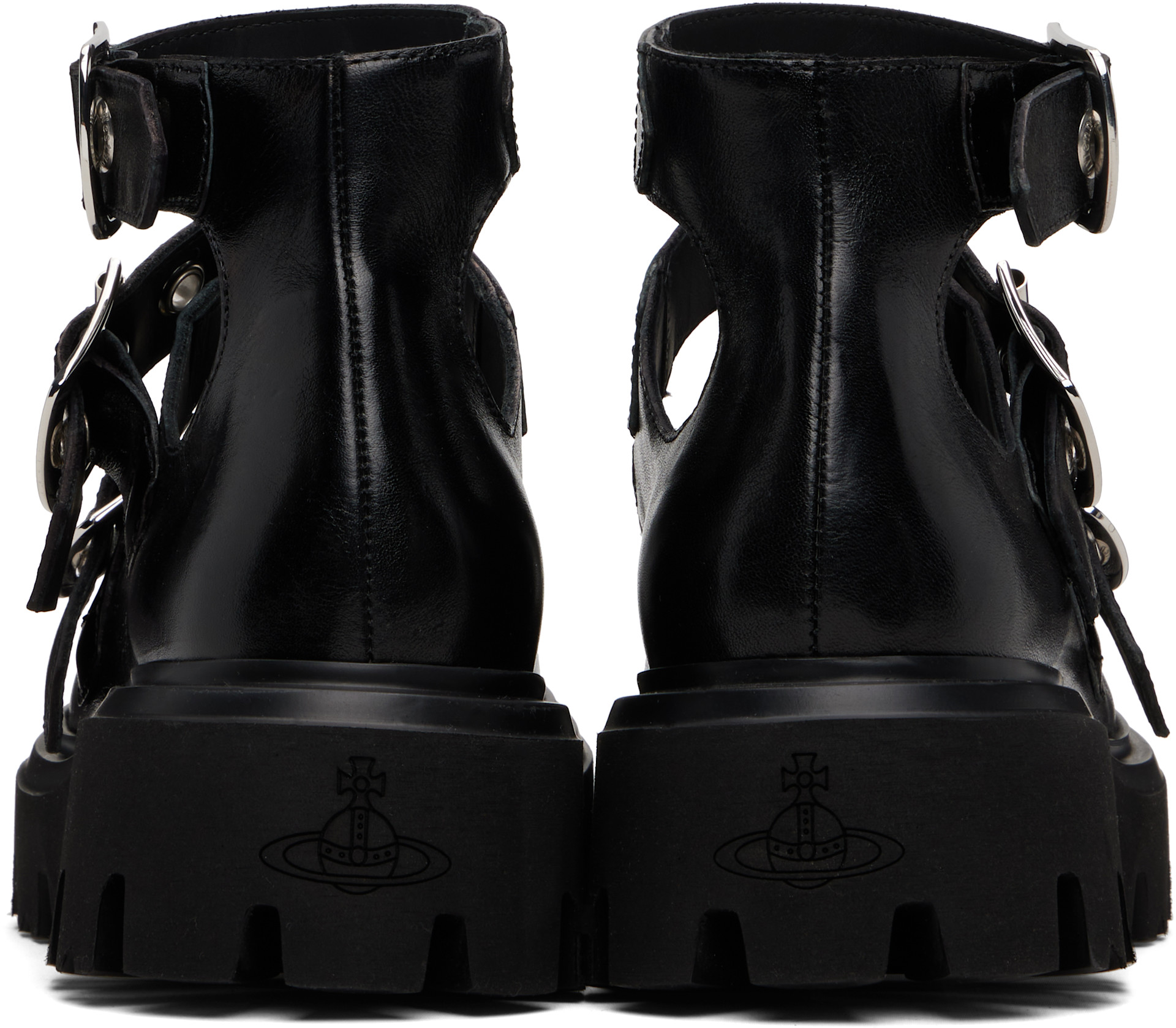 Vivienne Westwood: Black Bacchus Sandals | SSENSE