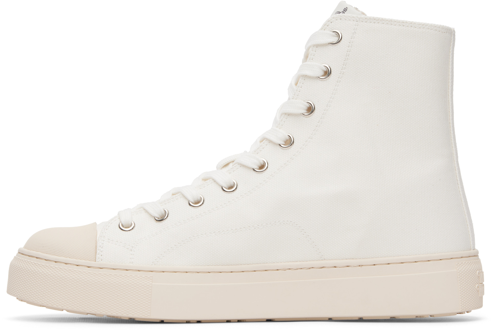 Vivienne Westwood: White High Top Plimsoll Sneakers | SSENSE