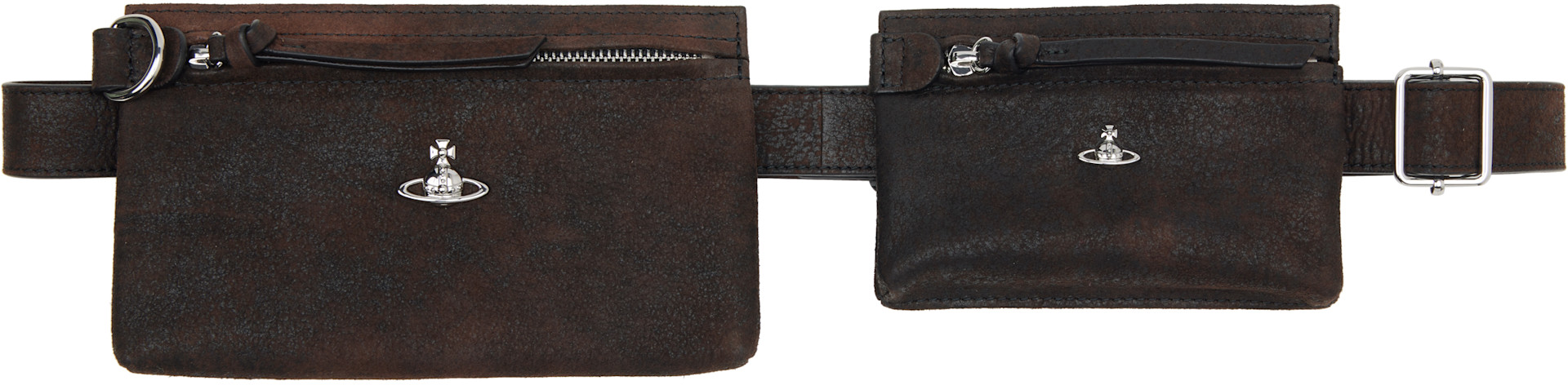 Vivienne Westwood: Brown Double Pouch Belt | SSENSE