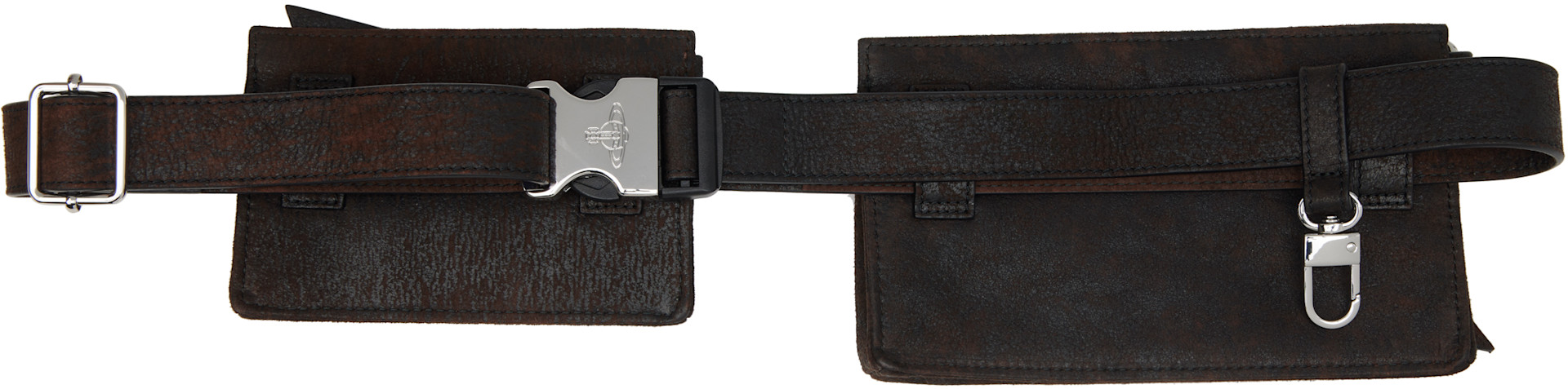 Vivienne Westwood: Brown Double Pouch Belt | SSENSE