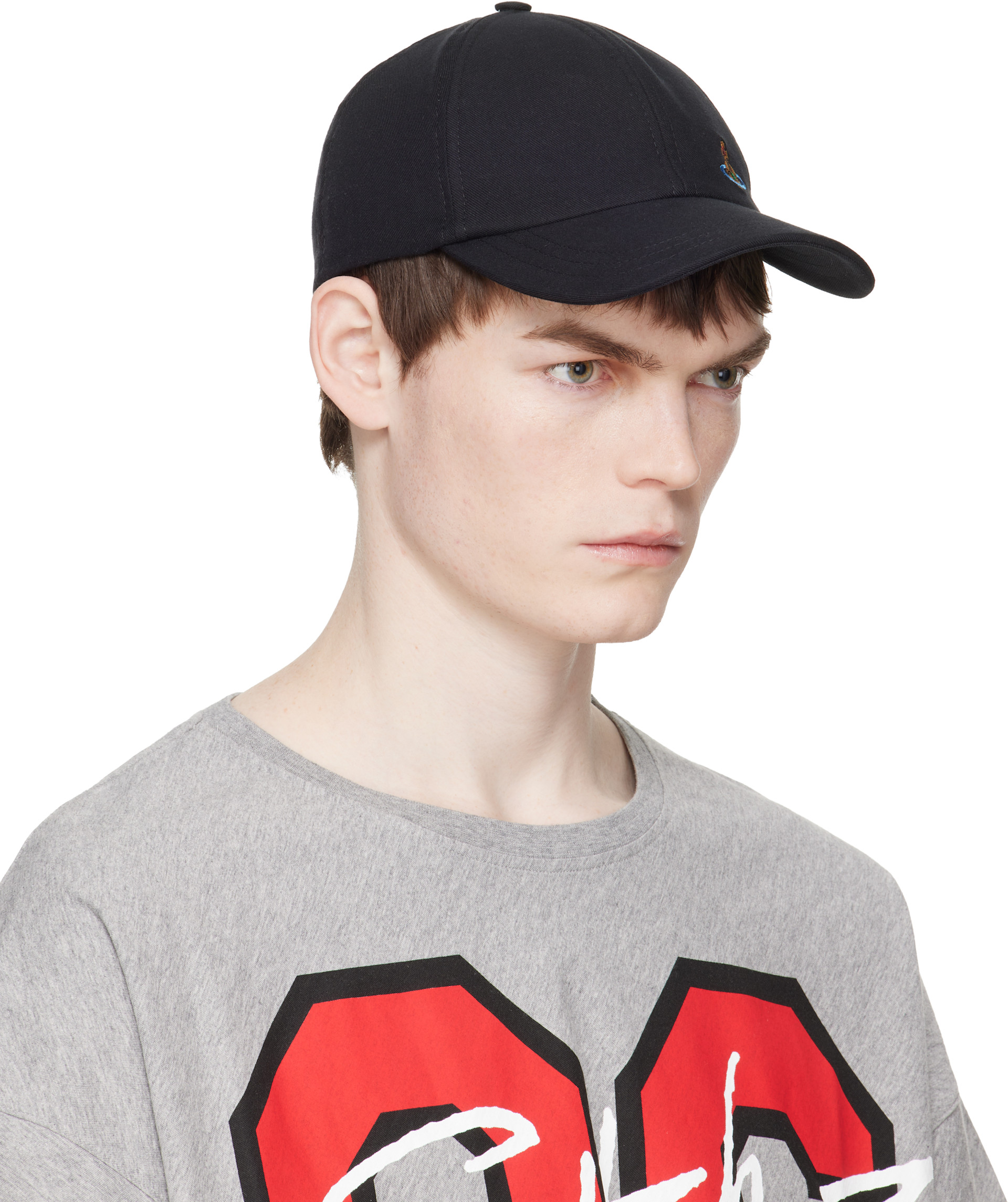 Vivienne Westwood: Black Baseball Cap | SSENSE