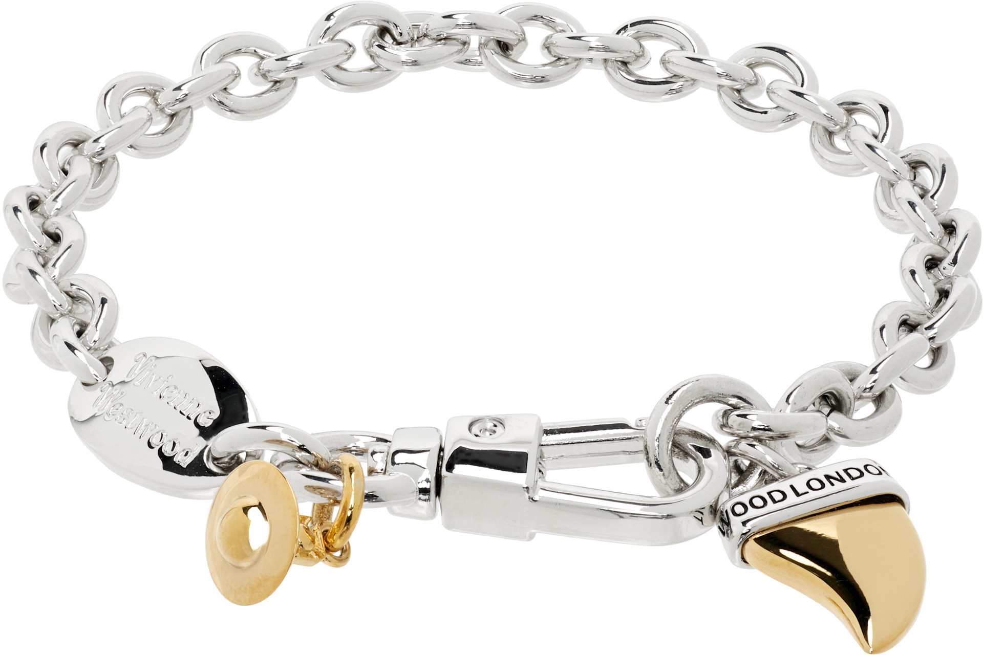 Vivienne Westwood: Man. Shark Tooth ブレスレット | SSENSE 日本
