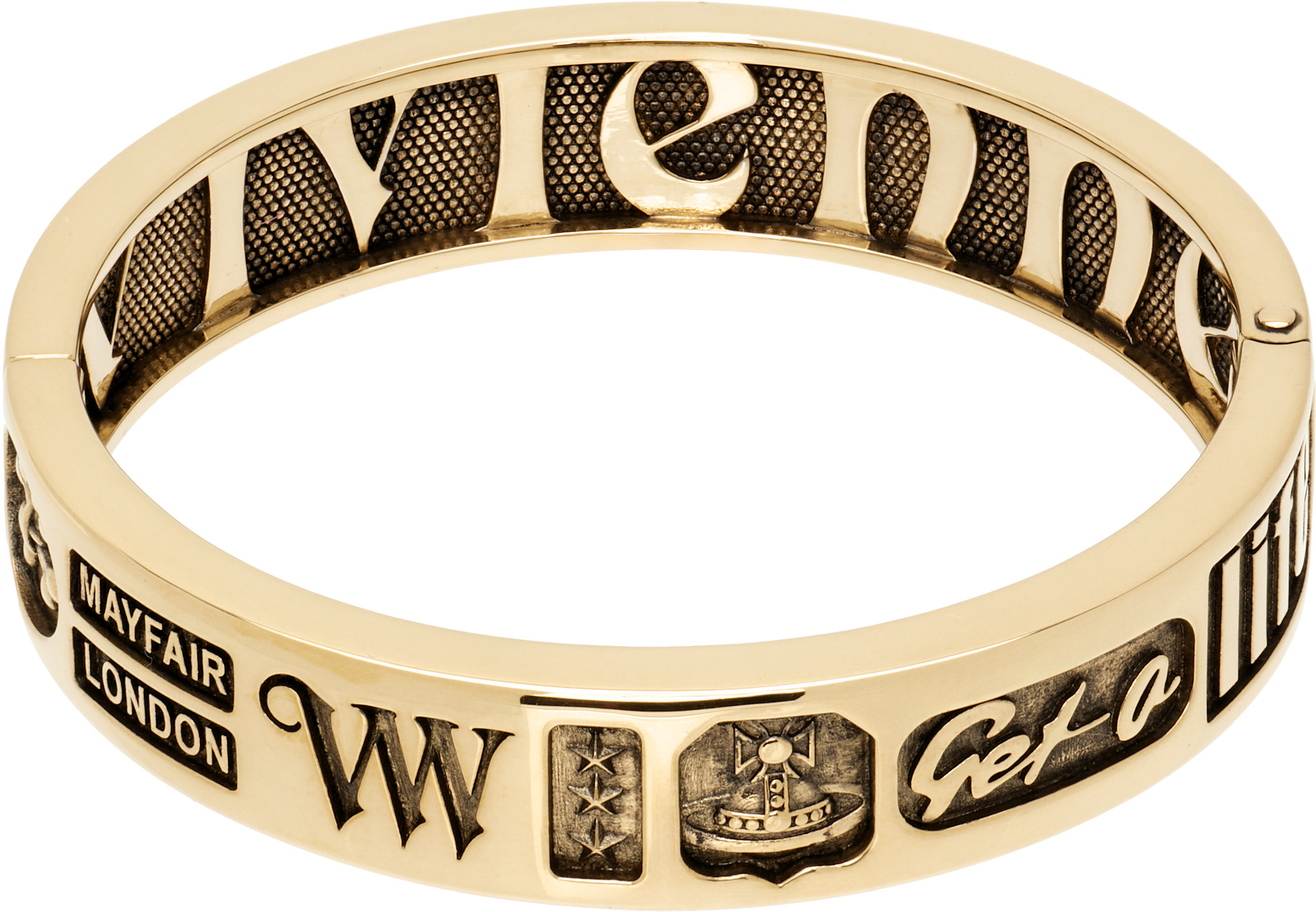 Vivienne Westwood: Man. Lancelot Bangle Bracelet | SSENSE