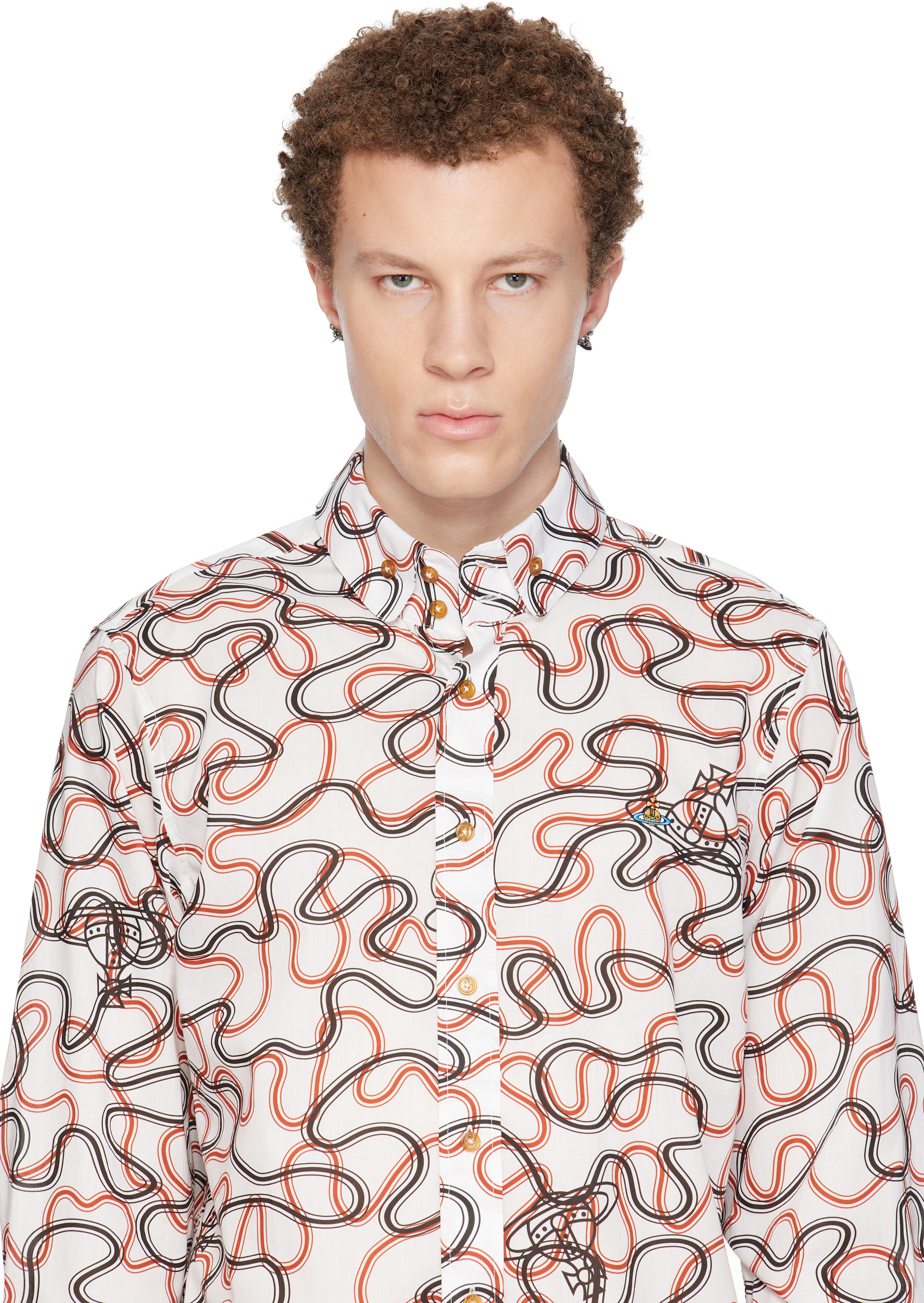Vivienne Westwood: Solid Orb Earrings | SSENSE