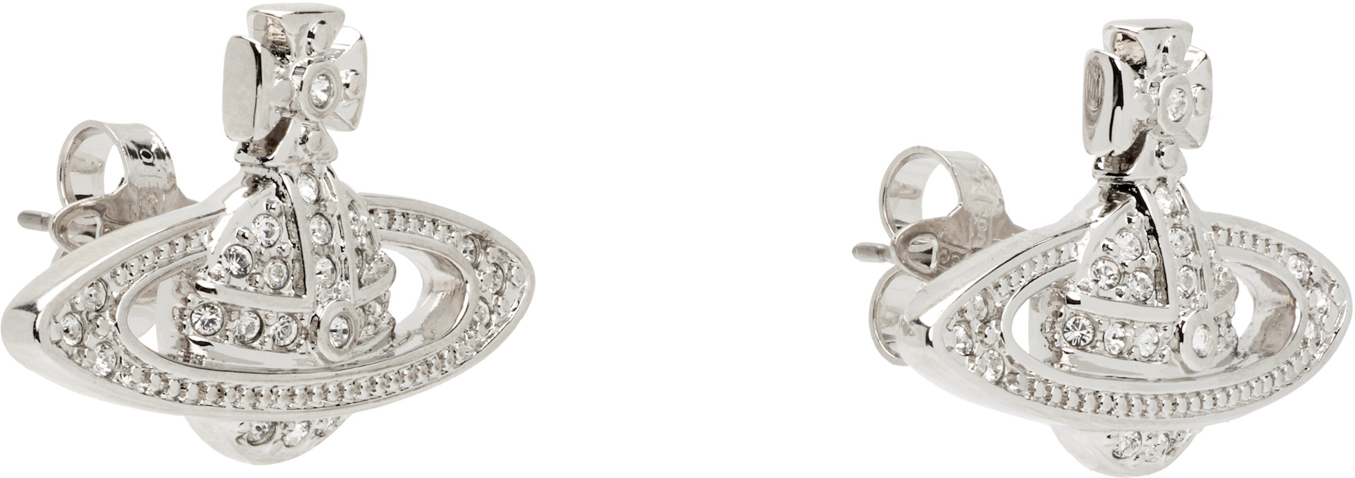 Vivienne Westwood: Mini Bas Relief ピアス | SSENSE 日本