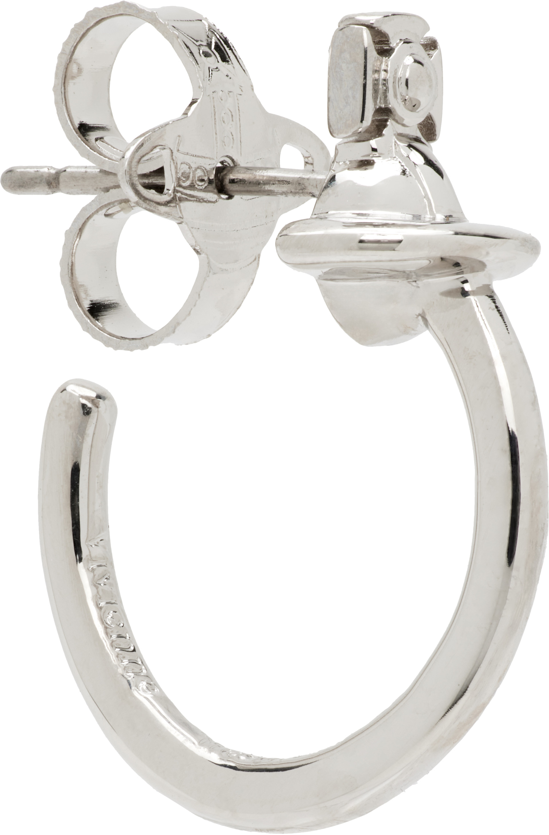 Vivienne Westwood: Vera Single Hoop Earring | SSENSE