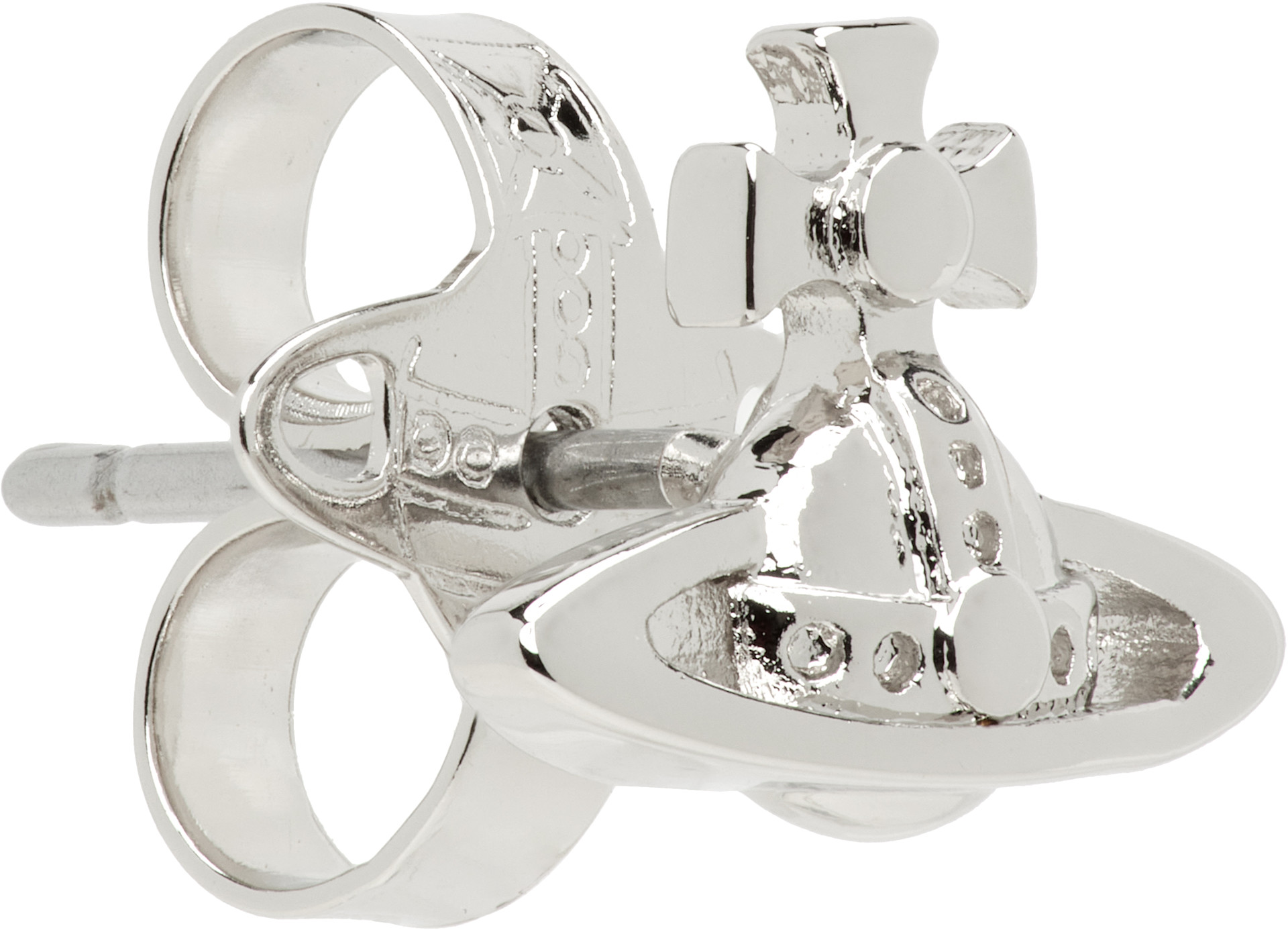 Vivienne Westwood: Lorelei Single Stud Earring | SSENSE