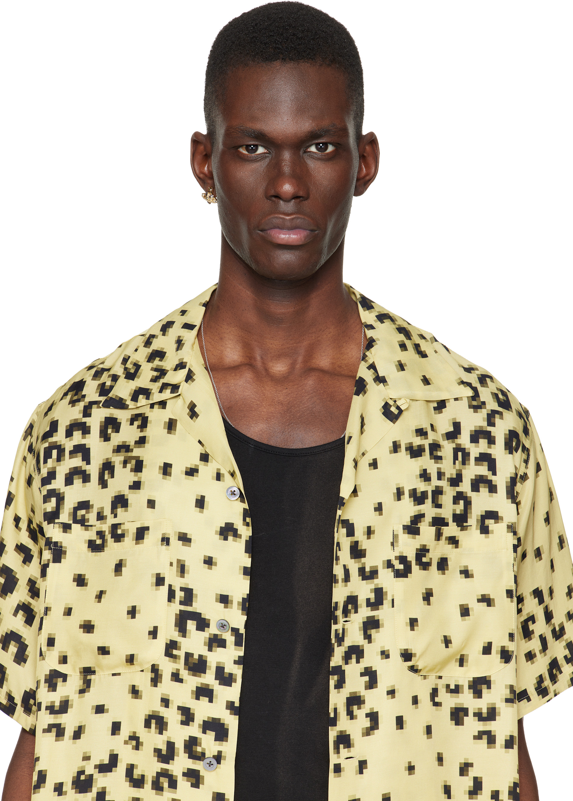Vivienne Westwood: Man Diamante Heart スタッズ シングルピアス