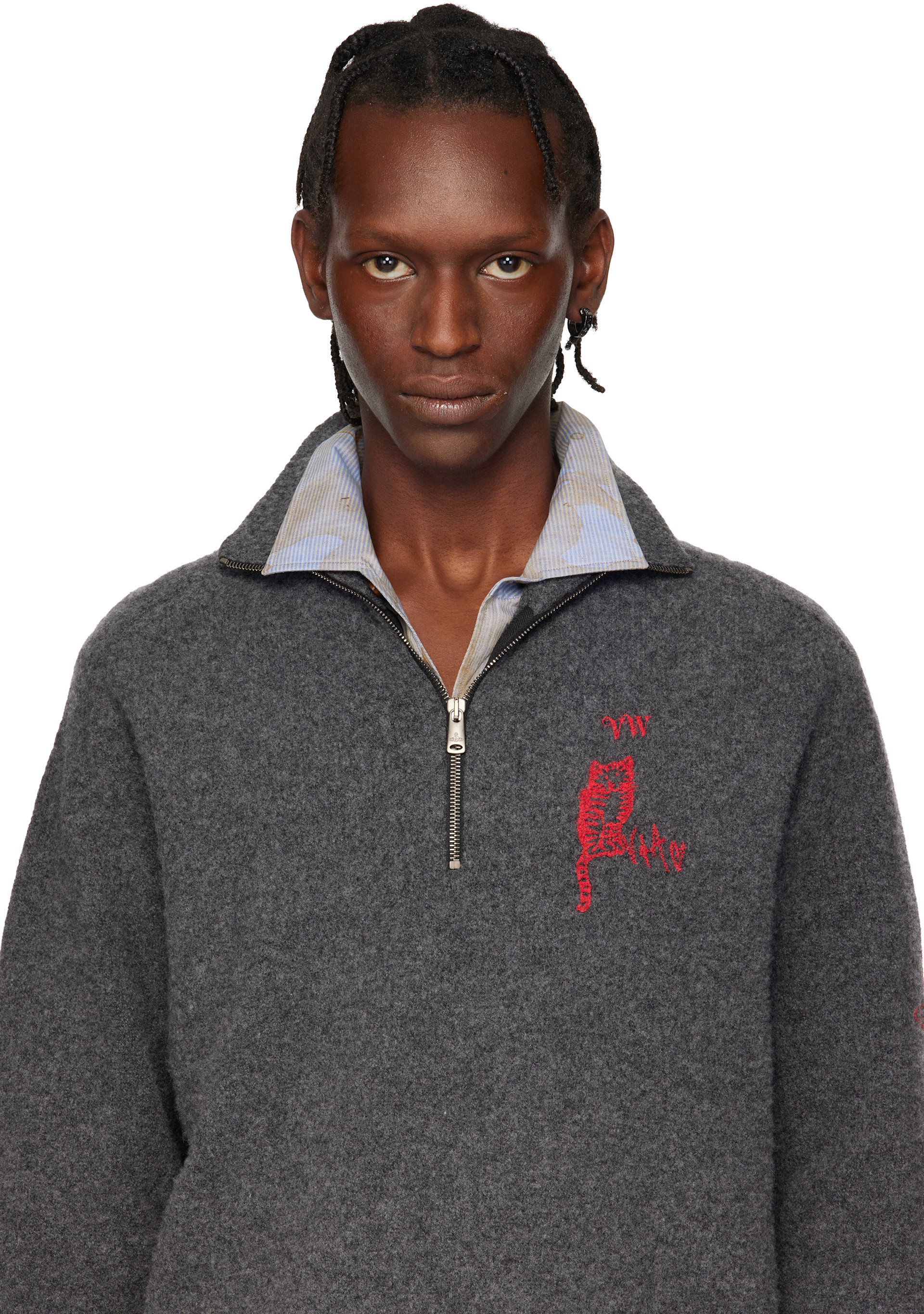 Vivienne Westwood: Bobby シングル フープピアス | SSENSE 日本