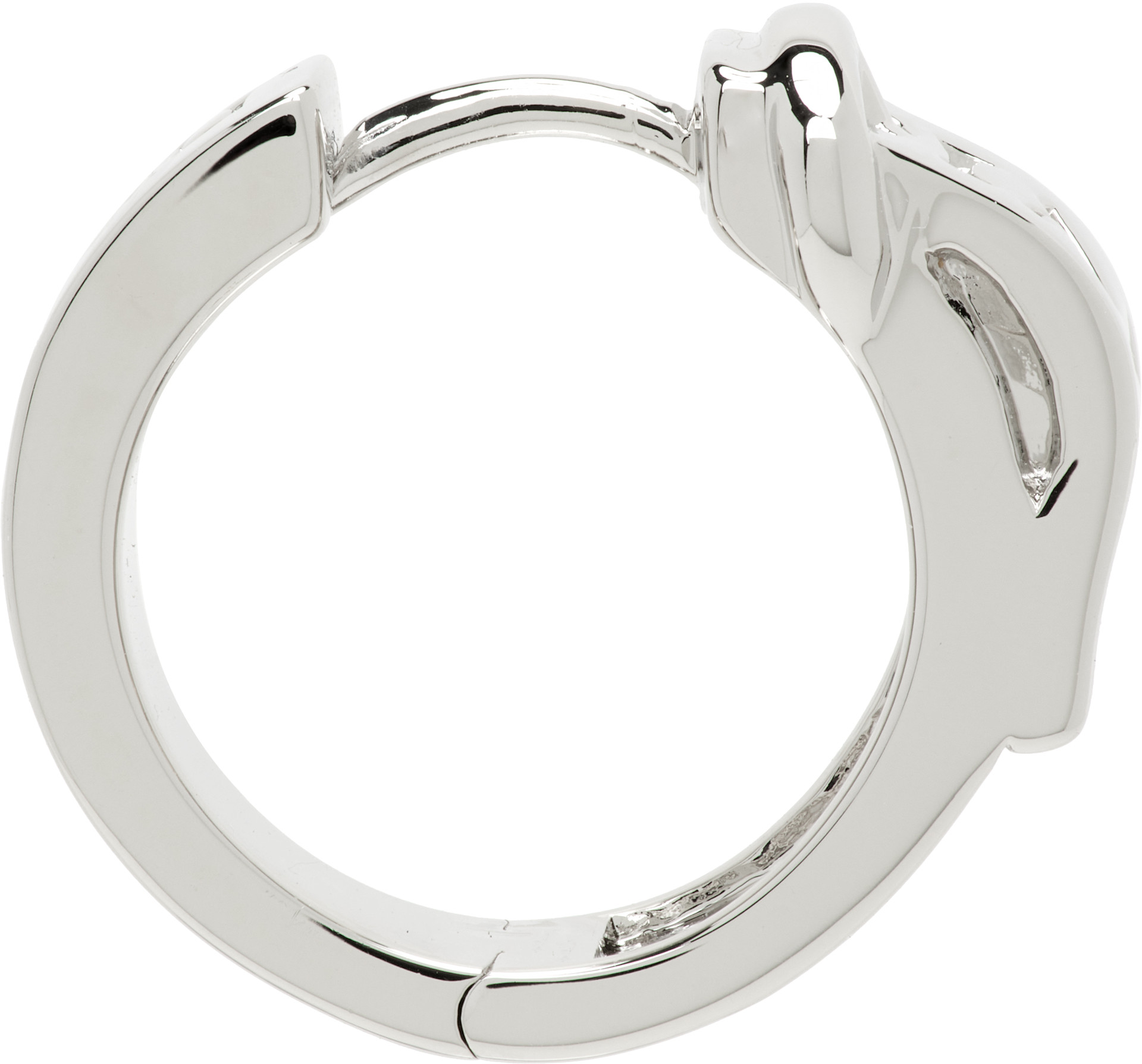 Vivienne Westwood MAN BOBBY シングルフープ Vivienne Westwood: Bobby Single Hoop Earring | SSENSE
