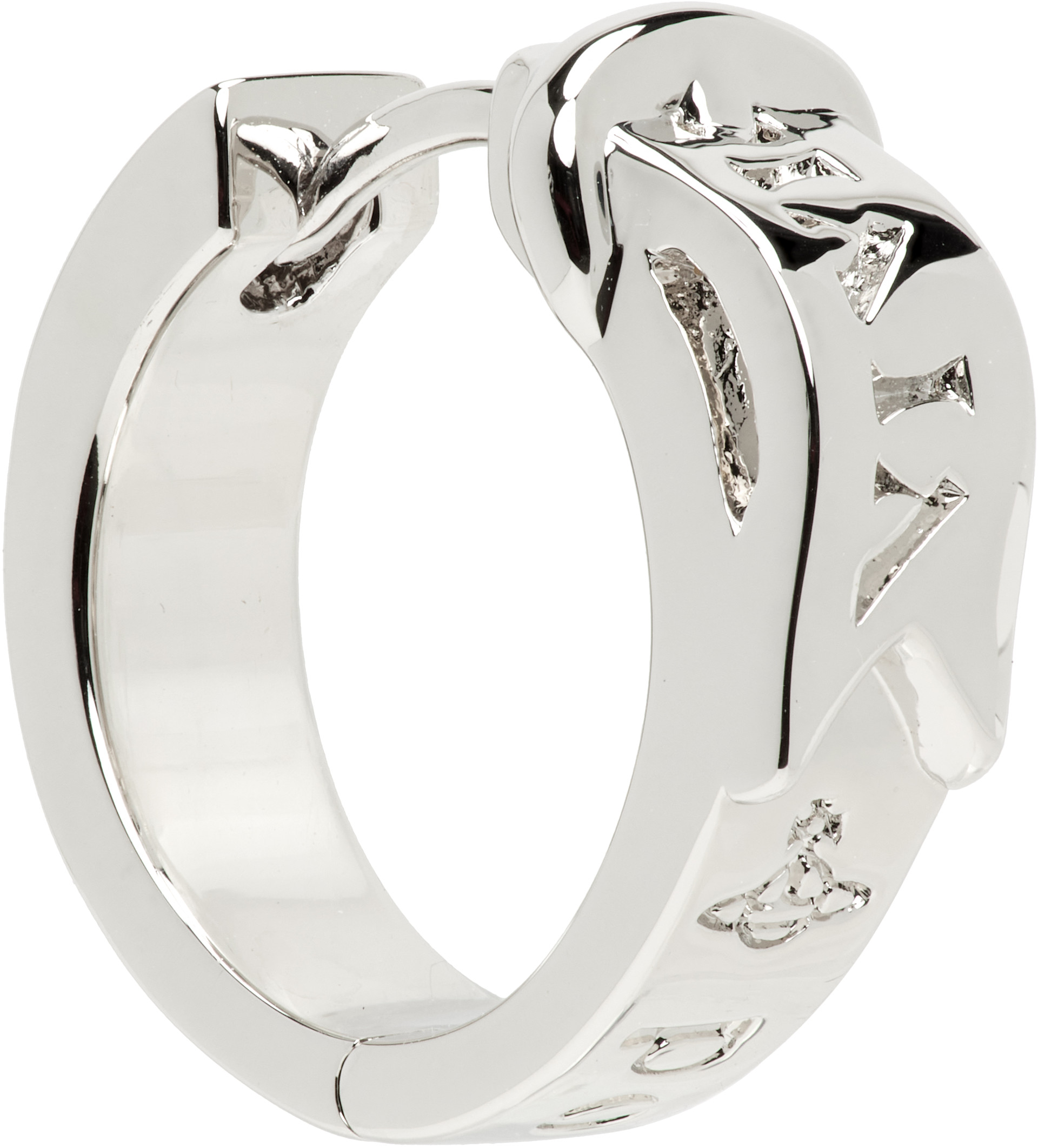 Vivienne Westwood: Bobby Single Hoop Earring | SSENSE