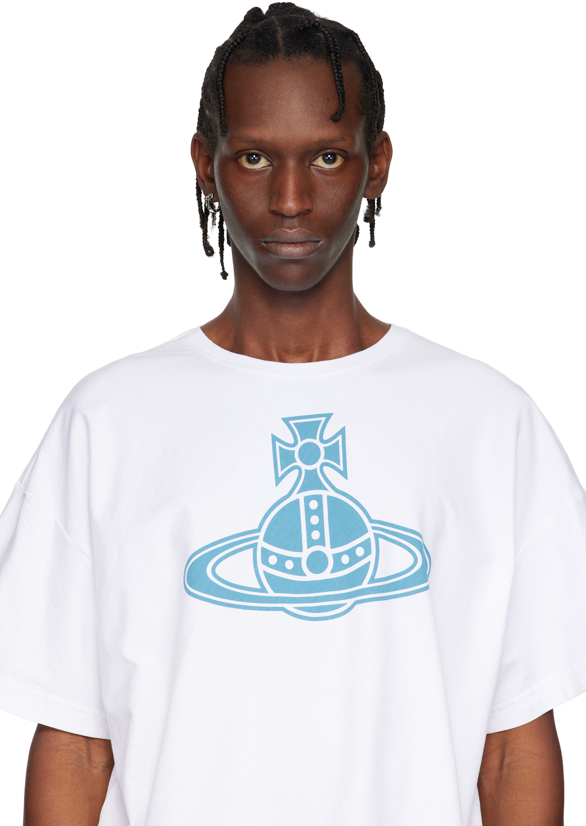 Vivienne Westwood: Bobby Single Hoop Earring | SSENSE