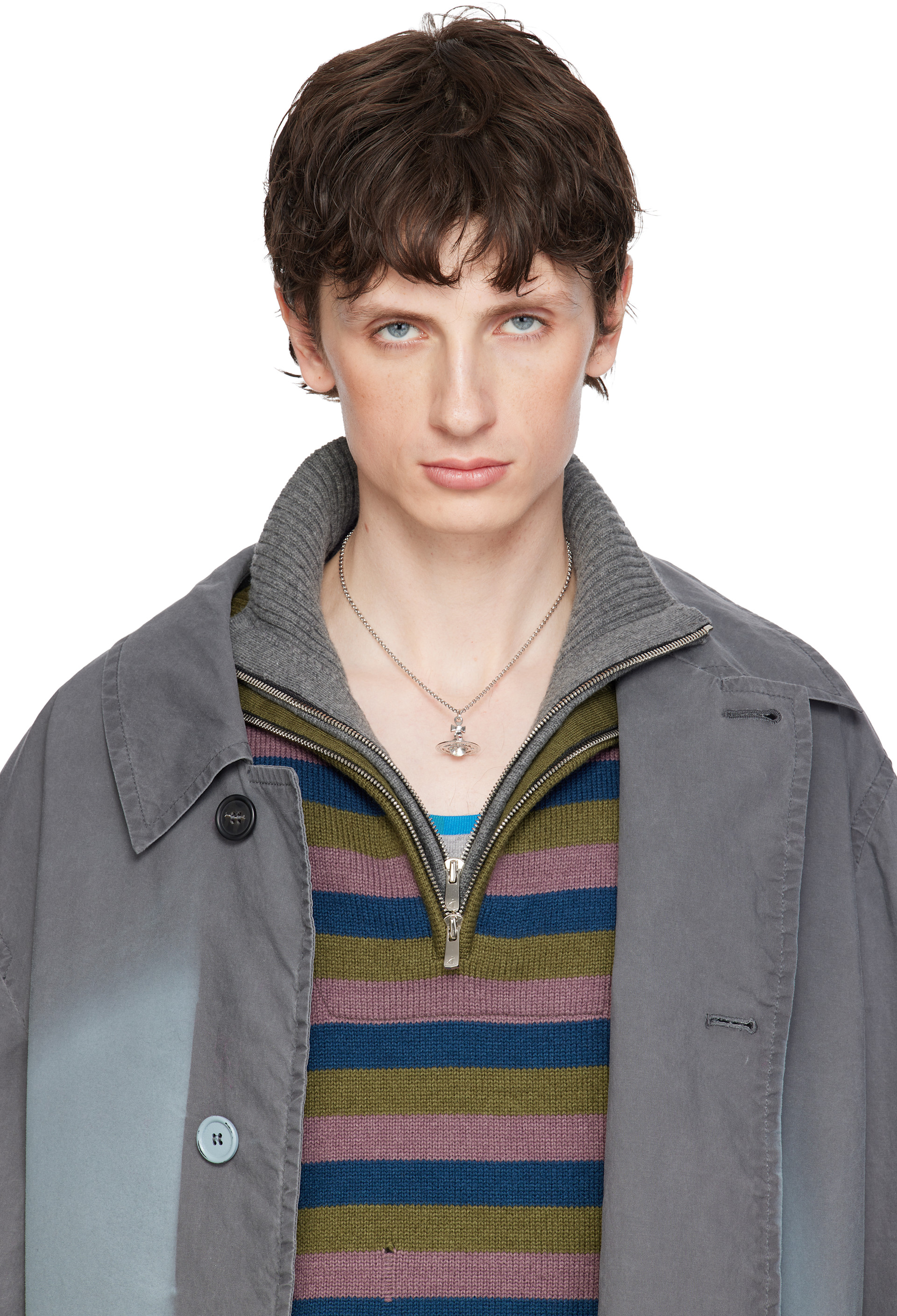Vivienne Westwood: New Tiny Orb Pendant Necklace | SSENSE Canada
