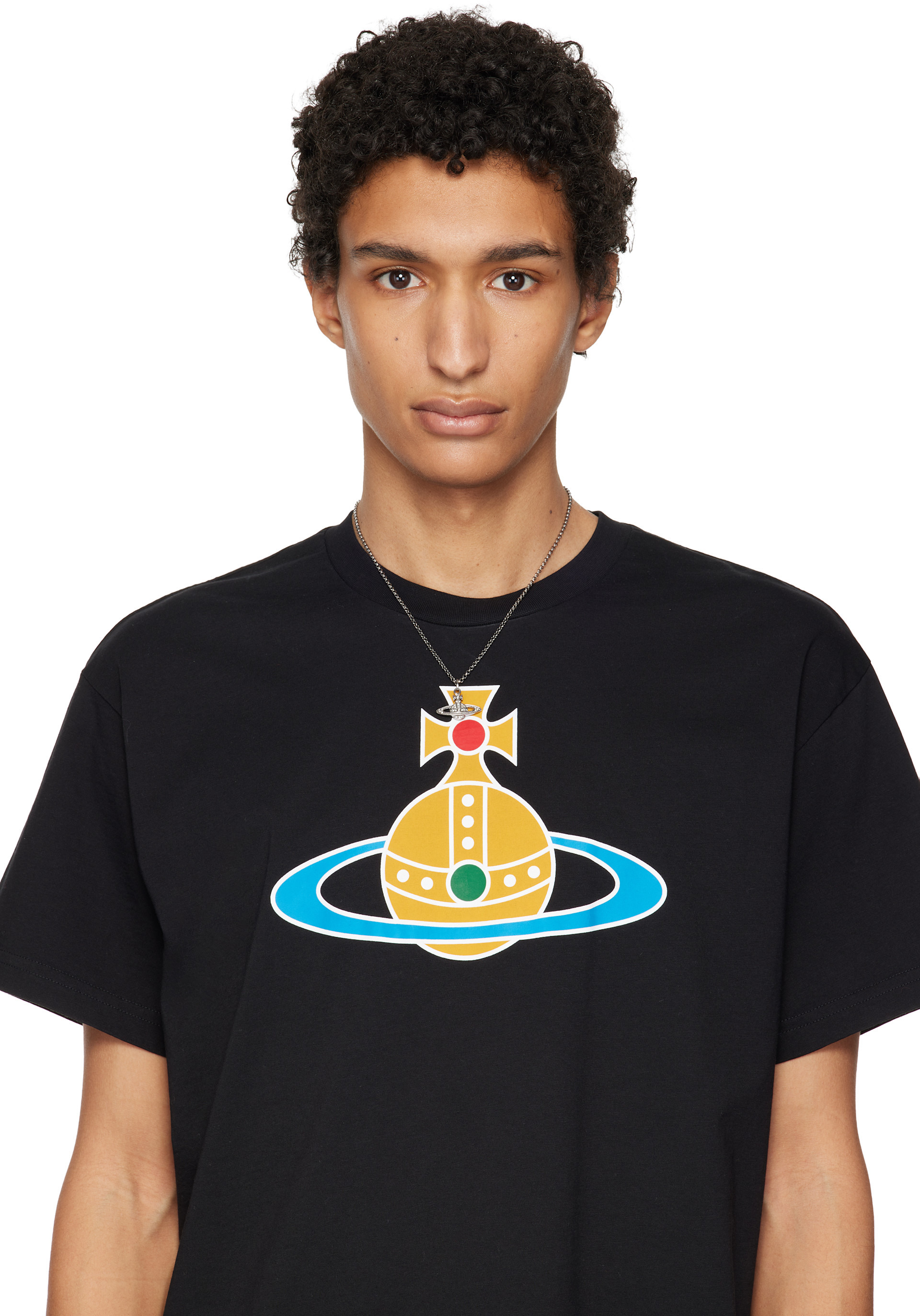 Vivienne Westwood: Mini Bas Relief Pendant Necklace | SSENSE
