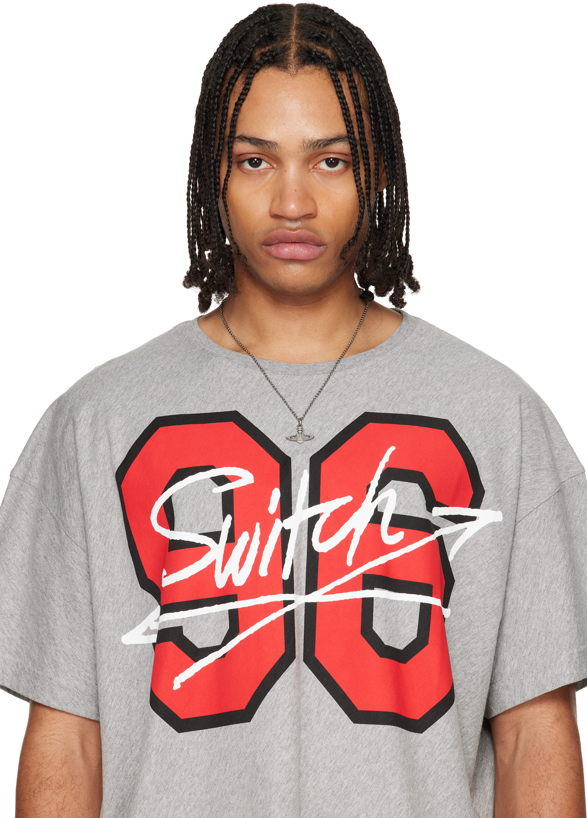 Vivienne Westwood: Mini Bas Relief Pendant Necklace | SSENSE