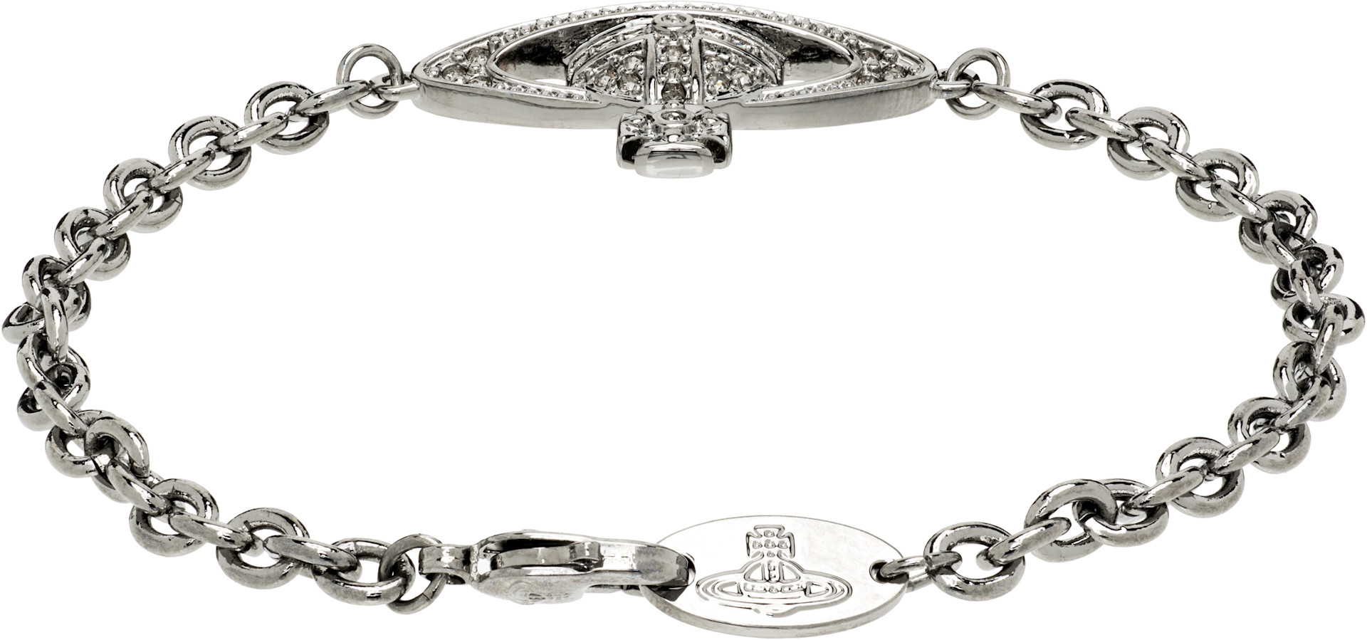 Vivienne Westwood: Mini Bas Relief Chain Bracelet | SSENSE