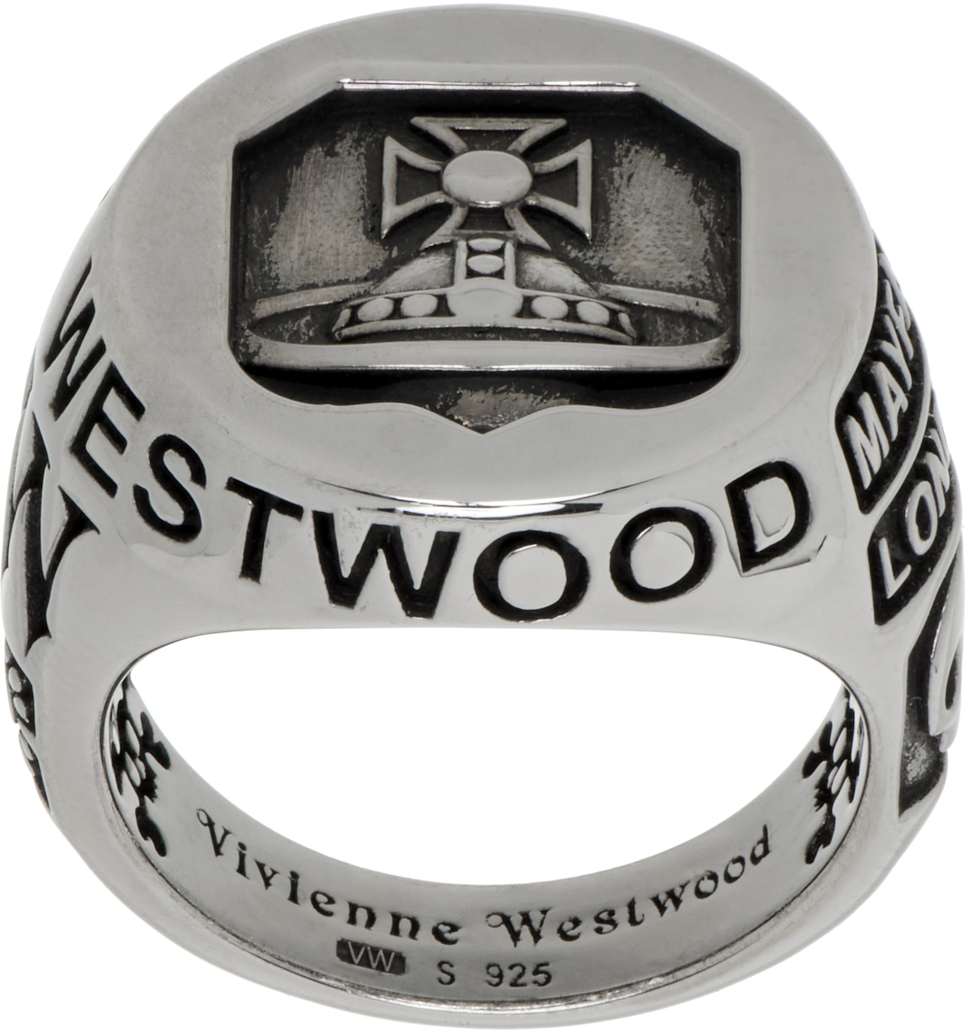 Vivienne Westwood: Lancelot Chevalier Ring | SSENSE Denmark