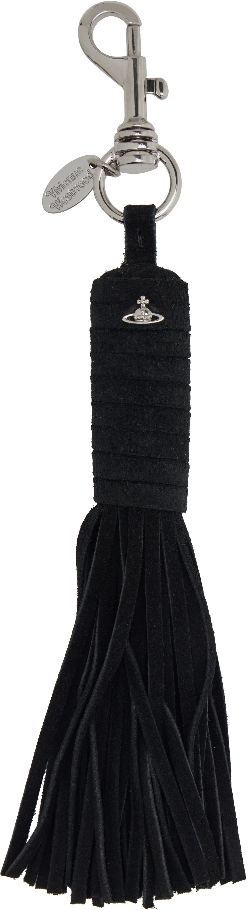 Vivienne Westwood: Black Tassel Keychain | SSENSE
